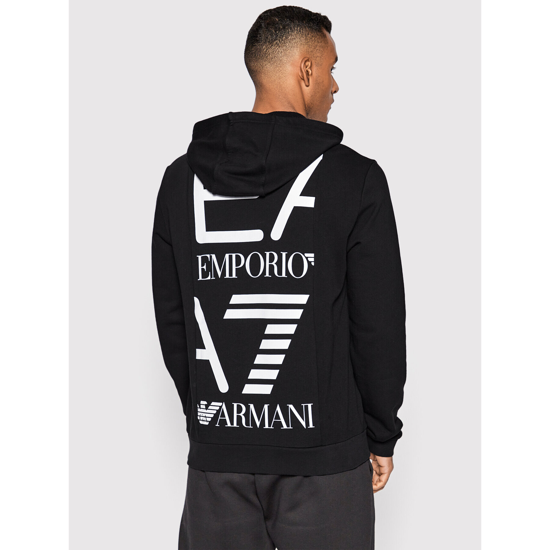 EA7 Emporio Armani Mikina 6LPM57 PJHDZ 1200 Černá Regular Fit - Pepit.cz