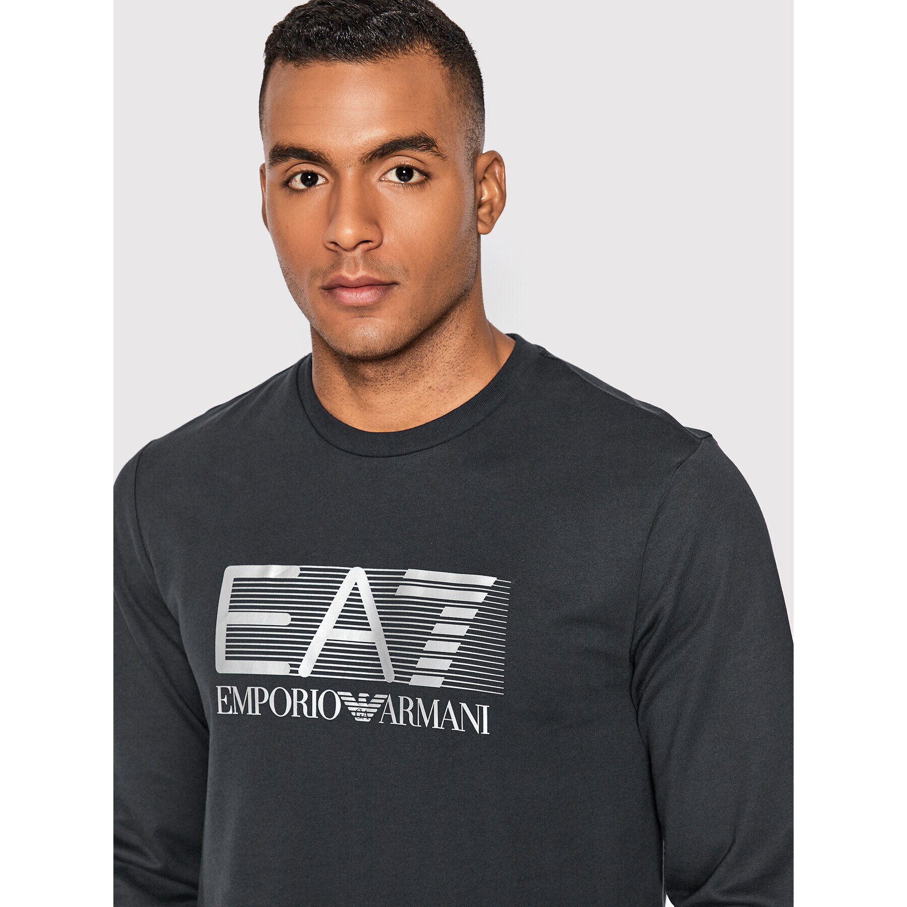 EA7 Emporio Armani Mikina 6LPM60 PJ05Z 0578 Tmavomodrá Regular Fit - Pepit.cz