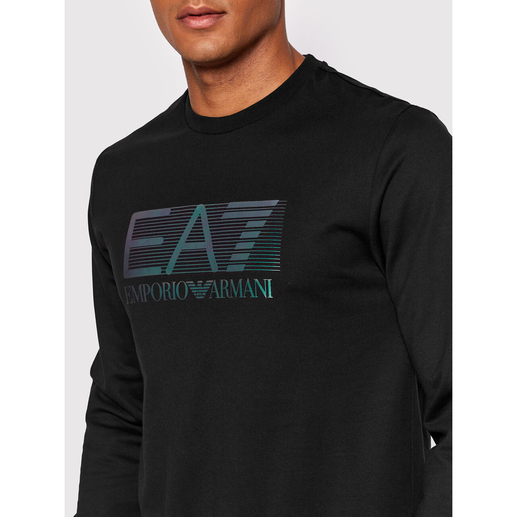 EA7 Emporio Armani Mikina 6LPM60 PJ05Z 1200 Černá Regular Fit - Pepit.cz