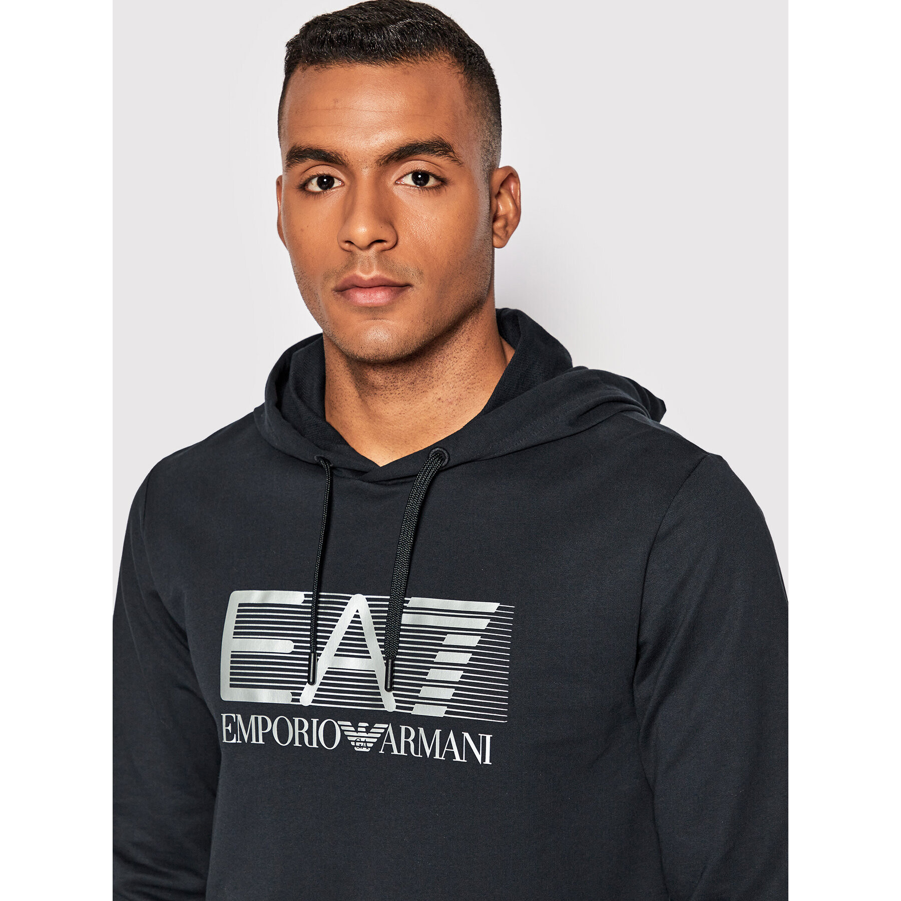 EA7 Emporio Armani Mikina 6LPM62 PJ05Z 0578 Tmavomodrá Regular Fit - Pepit.cz