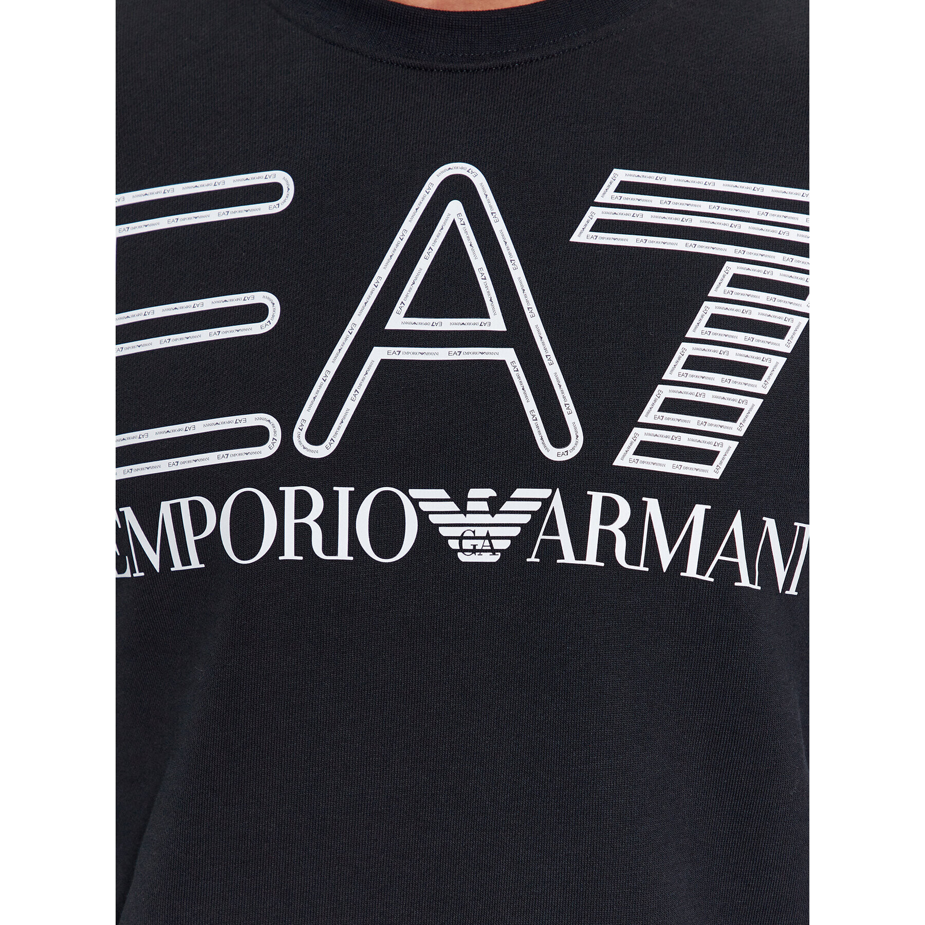 EA7 Emporio Armani Mikina 6RPM08 PJSHZ 1200 Černá Regular Fit - Pepit.cz