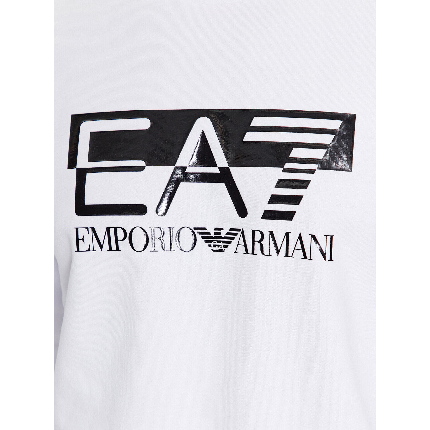 EA7 Emporio Armani Mikina 6RPM60 PJ05Z 0100 Bílá Regular Fit - Pepit.cz