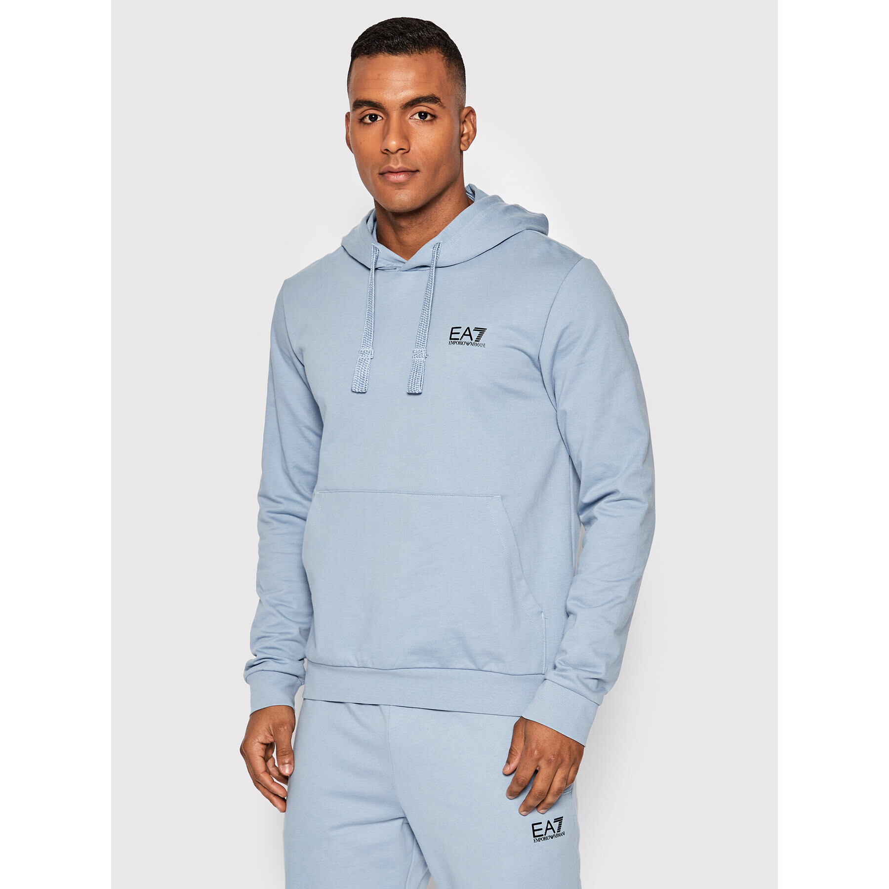 EA7 Emporio Armani Mikina 8NPM04 PJ05Z 1506 Modrá Regular Fit - Pepit.cz