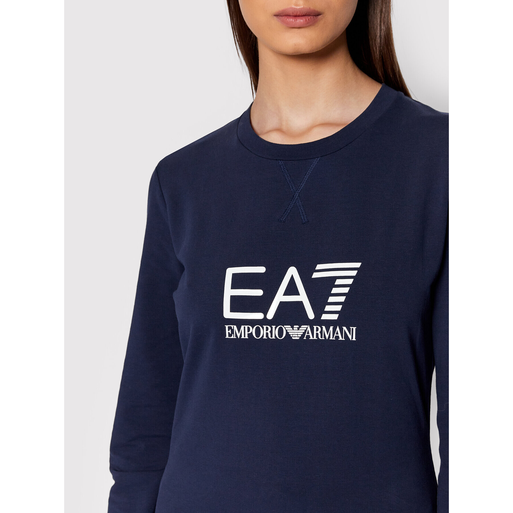 EA7 Emporio Armani Mikina 8NTM35 TJCQZ 1554 Tmavomodrá Regular Fit - Pepit.cz