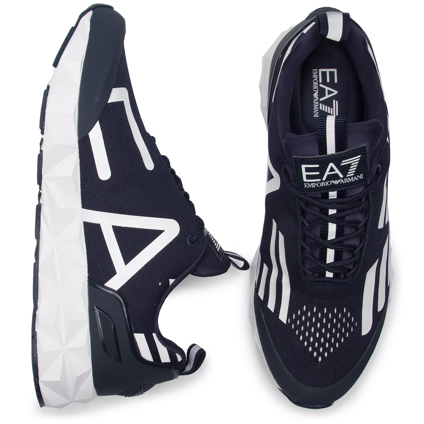 EA7 Emporio Armani Sneakersy X8X033 XCC52 D813 Tmavomodrá - Pepit.cz