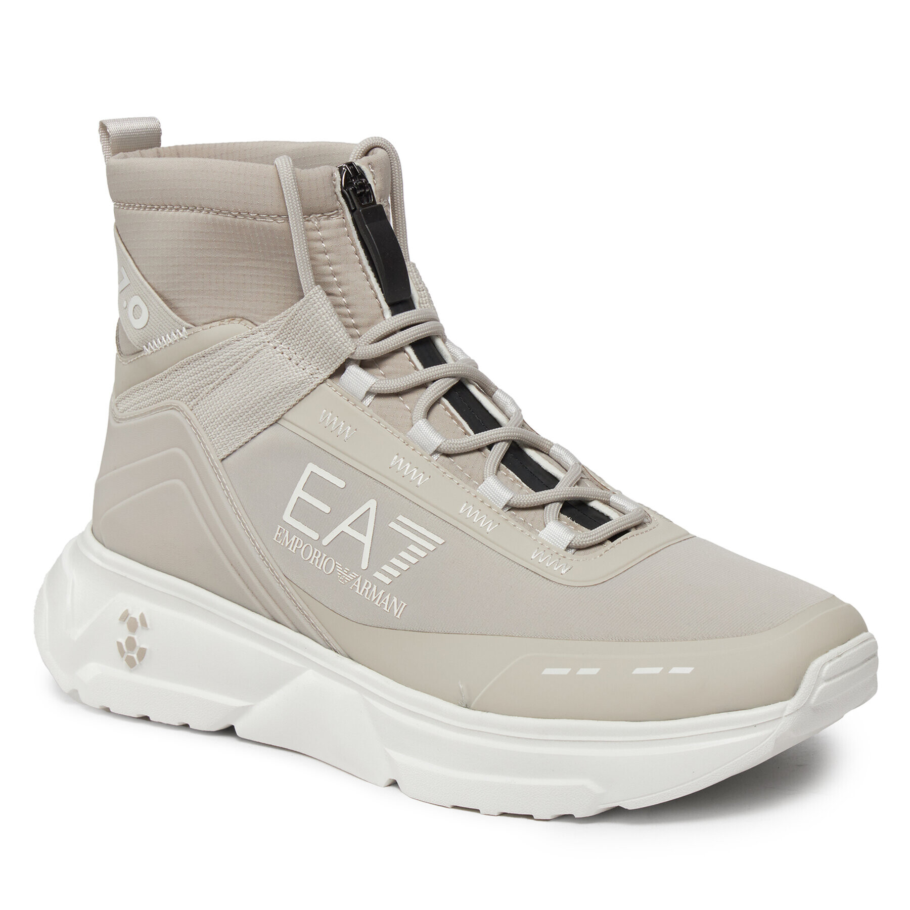 EA7 Emporio Armani Sneakersy X8Z043 XK362 S834 Stříbrná - Pepit.cz