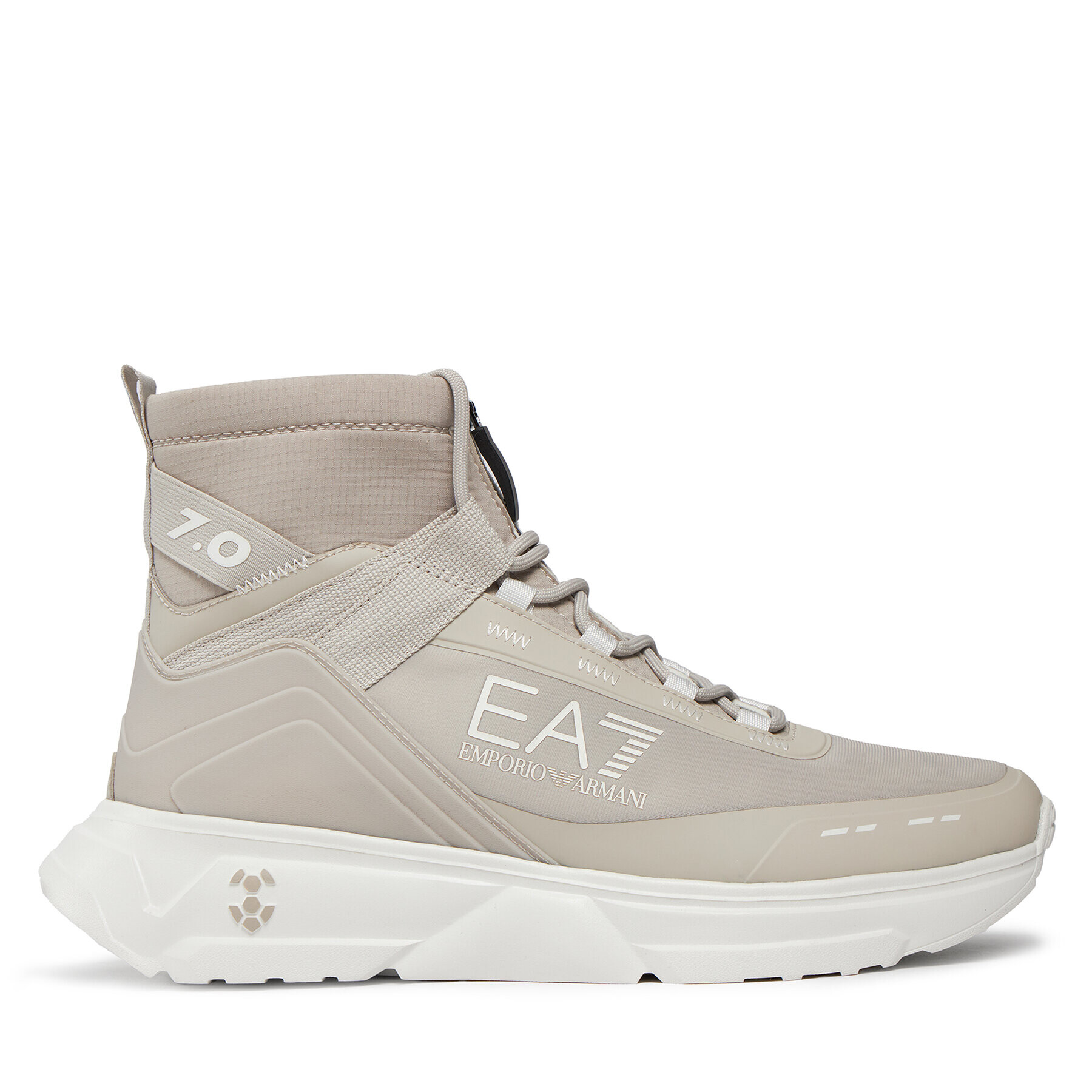 EA7 Emporio Armani Sneakersy X8Z043 XK362 S834 Stříbrná - Pepit.cz