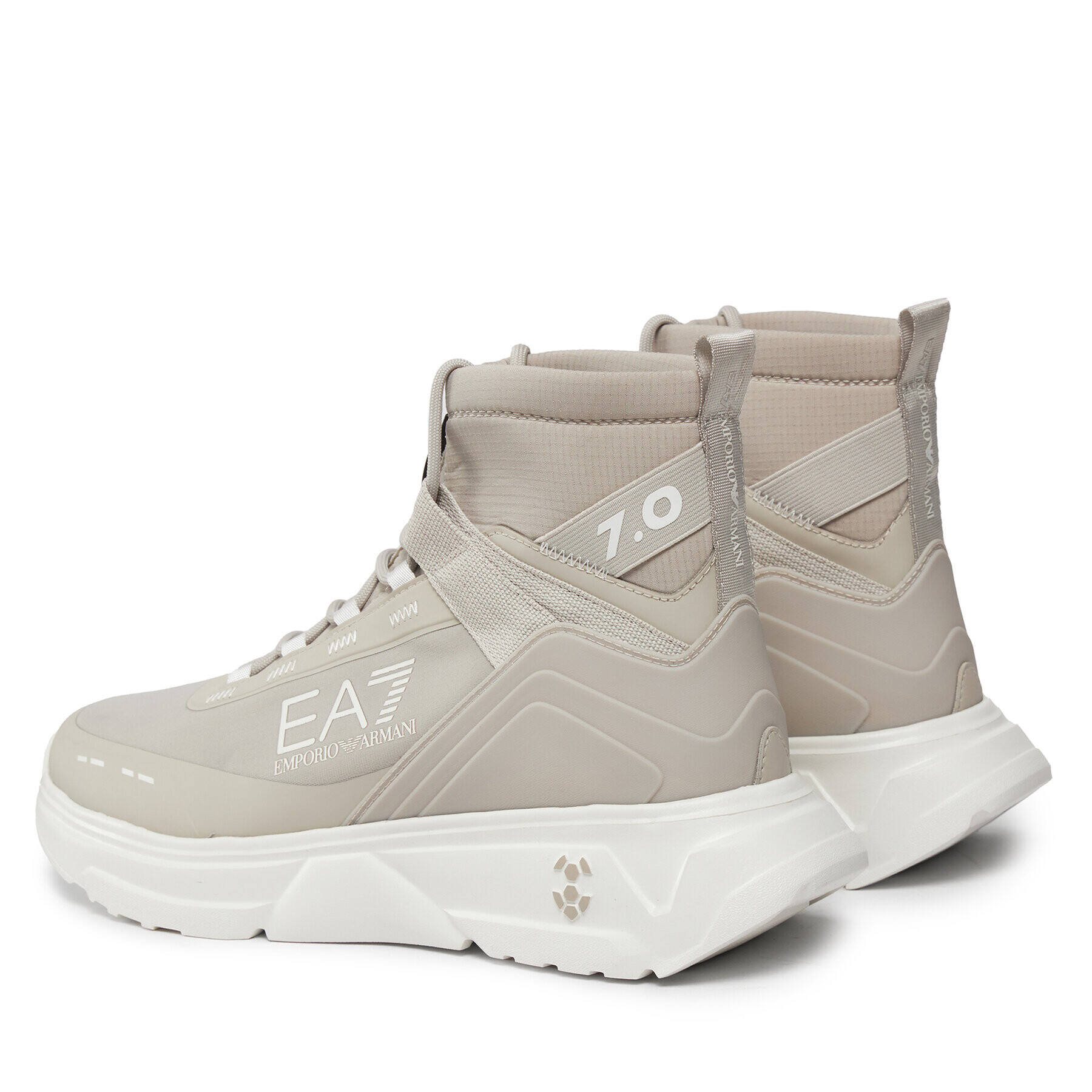 EA7 Emporio Armani Sneakersy X8Z043 XK362 S834 Stříbrná - Pepit.cz