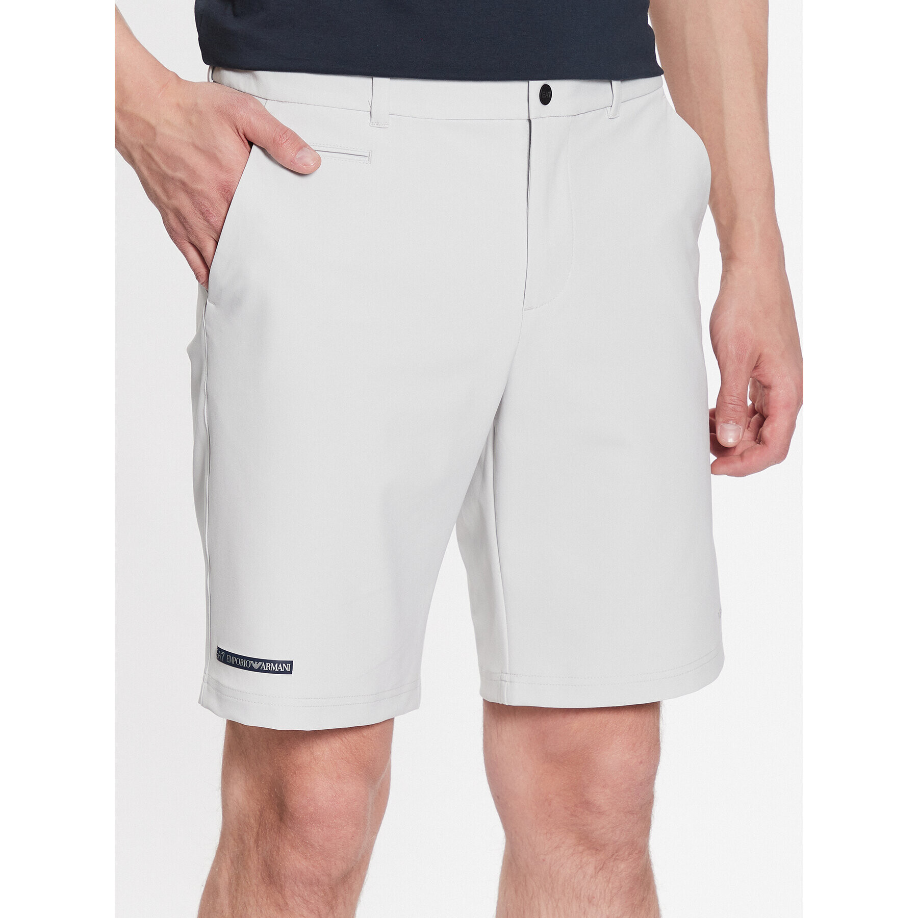 EA7 Emporio Armani Sportovní kraťasy 3RPS02 PNCCZ 1941 Écru Regular Fit - Pepit.cz