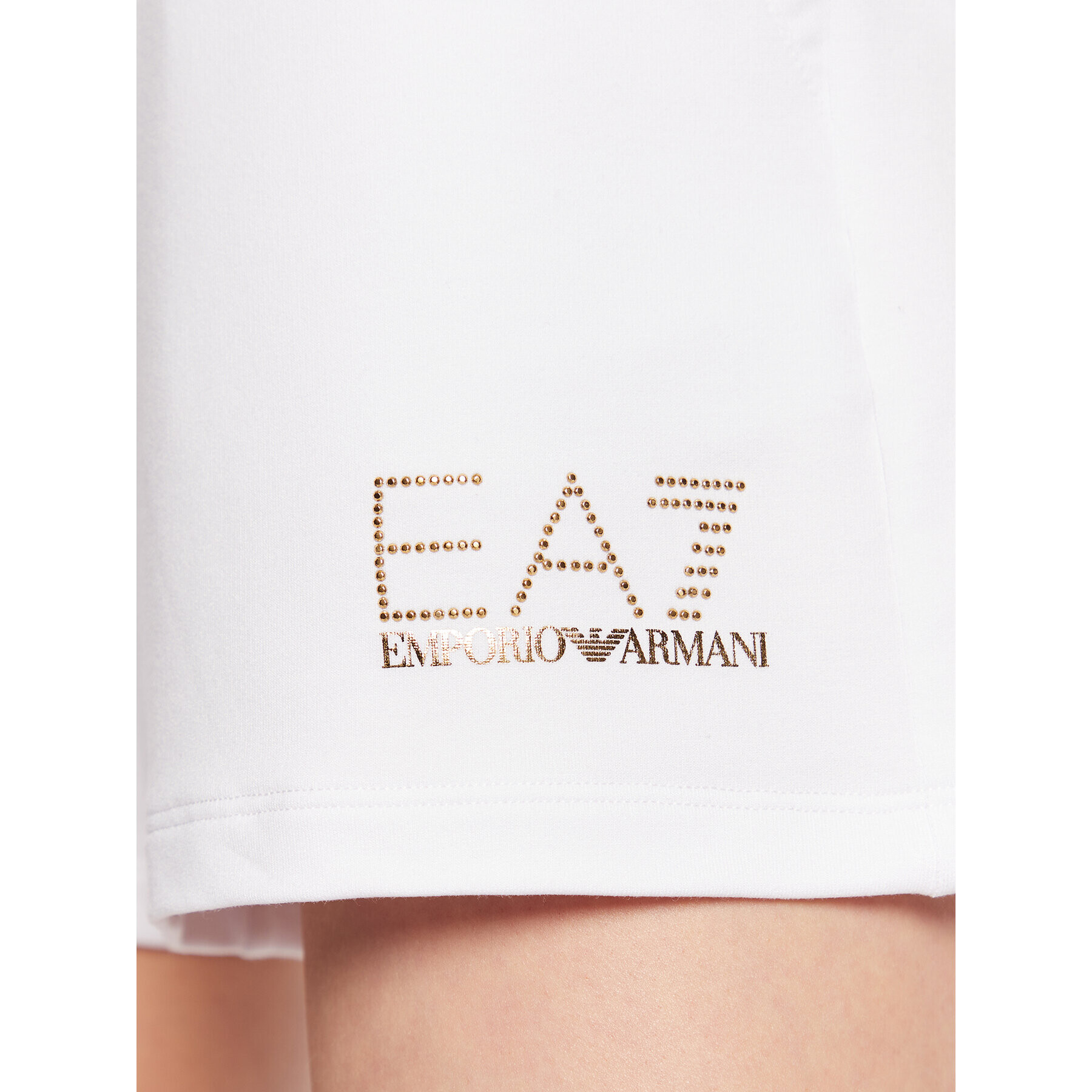 EA7 Emporio Armani Sportovní kraťasy 3RTS63 TJ9RZ 1100 Bílá Regular Fit - Pepit.cz