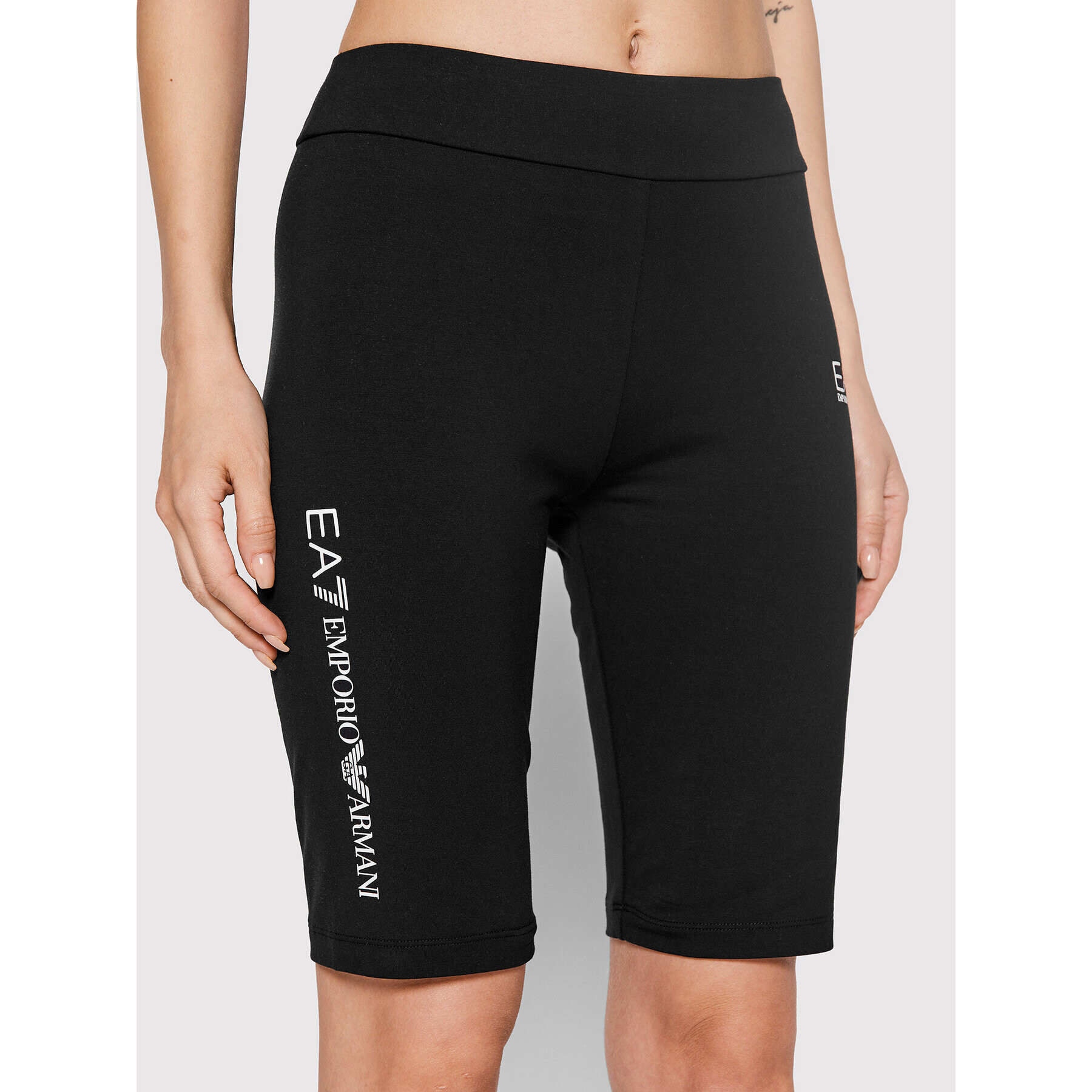 EA7 Emporio Armani Sportovní kraťasy 6LTS51 TJ01Z 1200 Černá Slim Fit - Pepit.cz