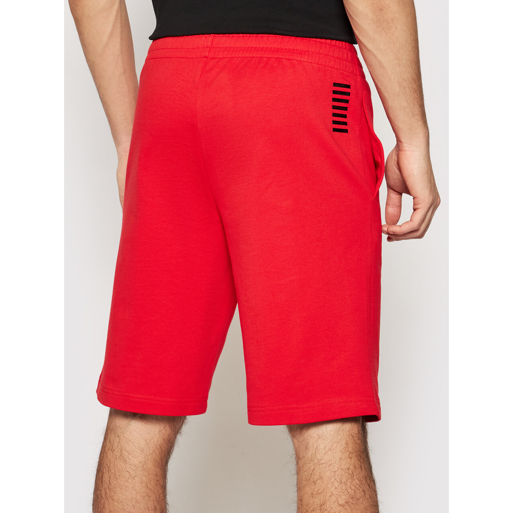 EA7 Emporio Armani Sportovní kraťasy 8NPS02 PJ05Z 1451 Červená Regular Fit - Pepit.cz