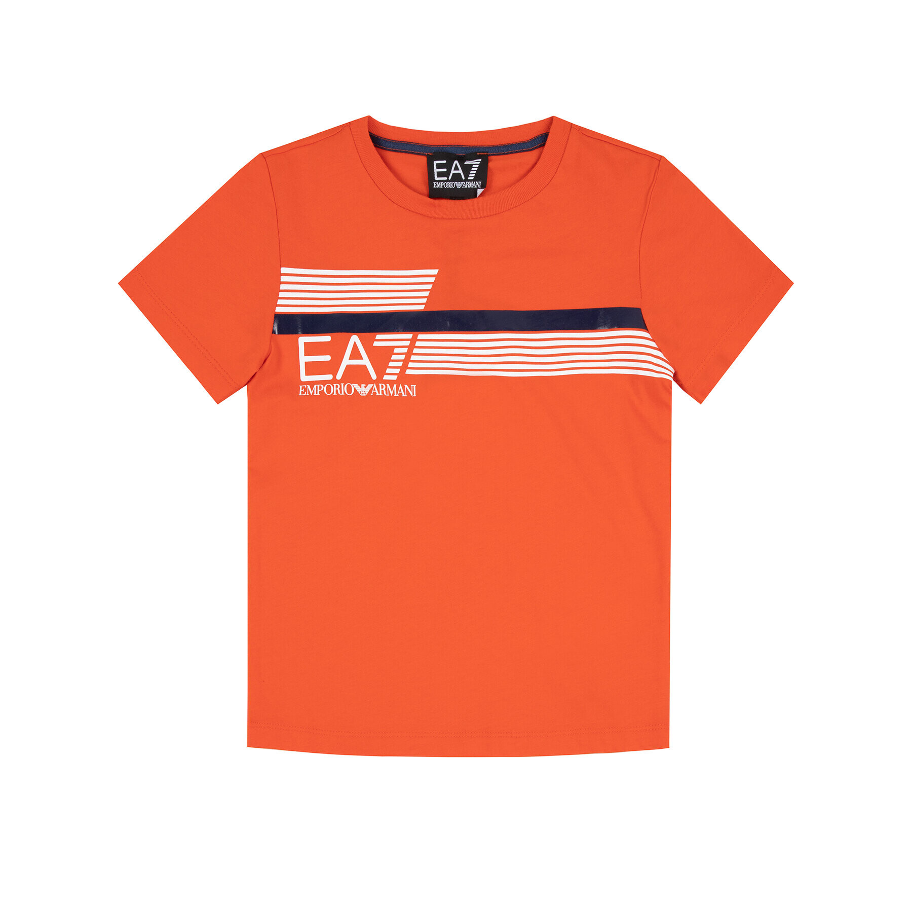 EA7 Emporio Armani T-Shirt 3HBT54 BJ7CZ 1686 Oranžová Regular Fit - Pepit.cz