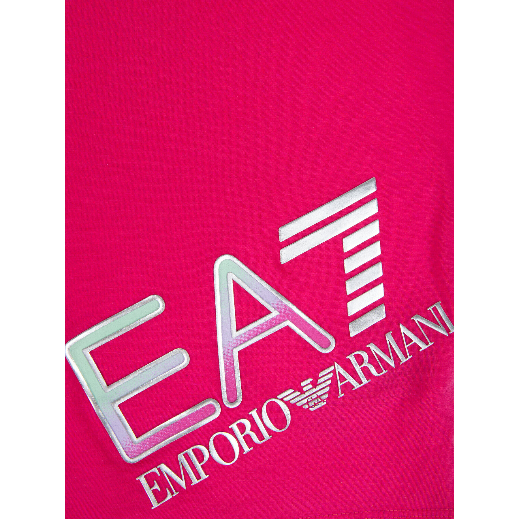 EA7 Emporio Armani T-Shirt 3HFT54 FJ22Z 1401 Růžová Regular Fit - Pepit.cz