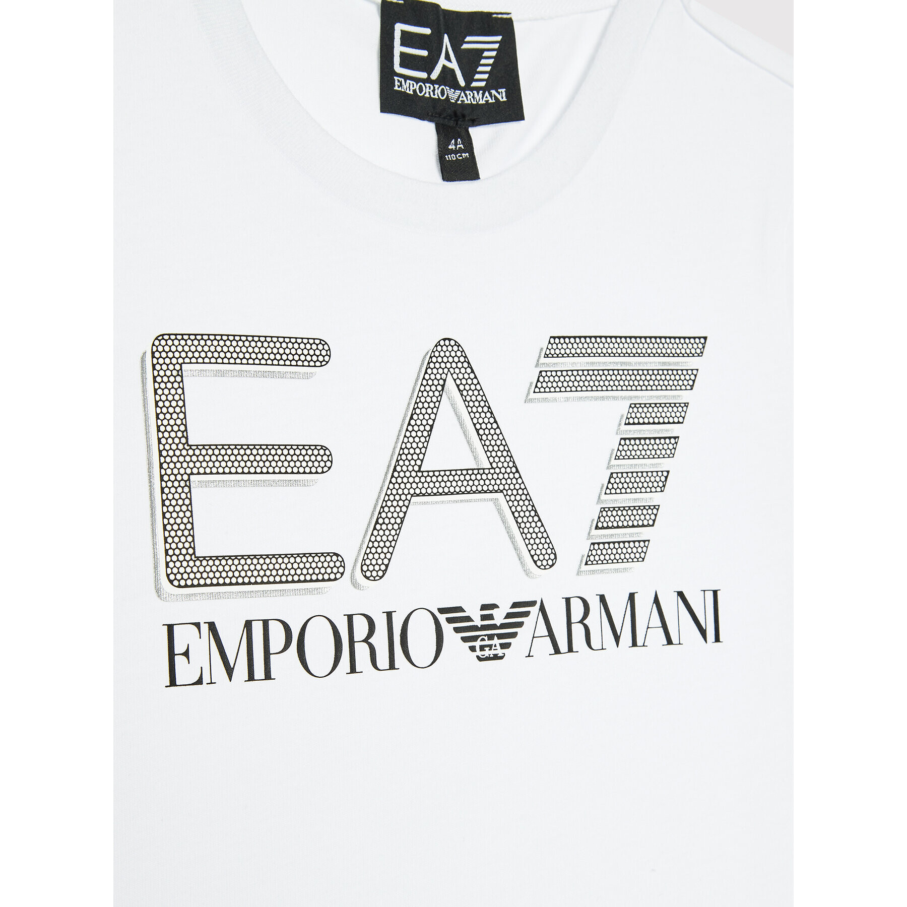 EA7 Emporio Armani T-Shirt 3LBT53 BJ02Z 1100 Bílá Regular Fit - Pepit.cz