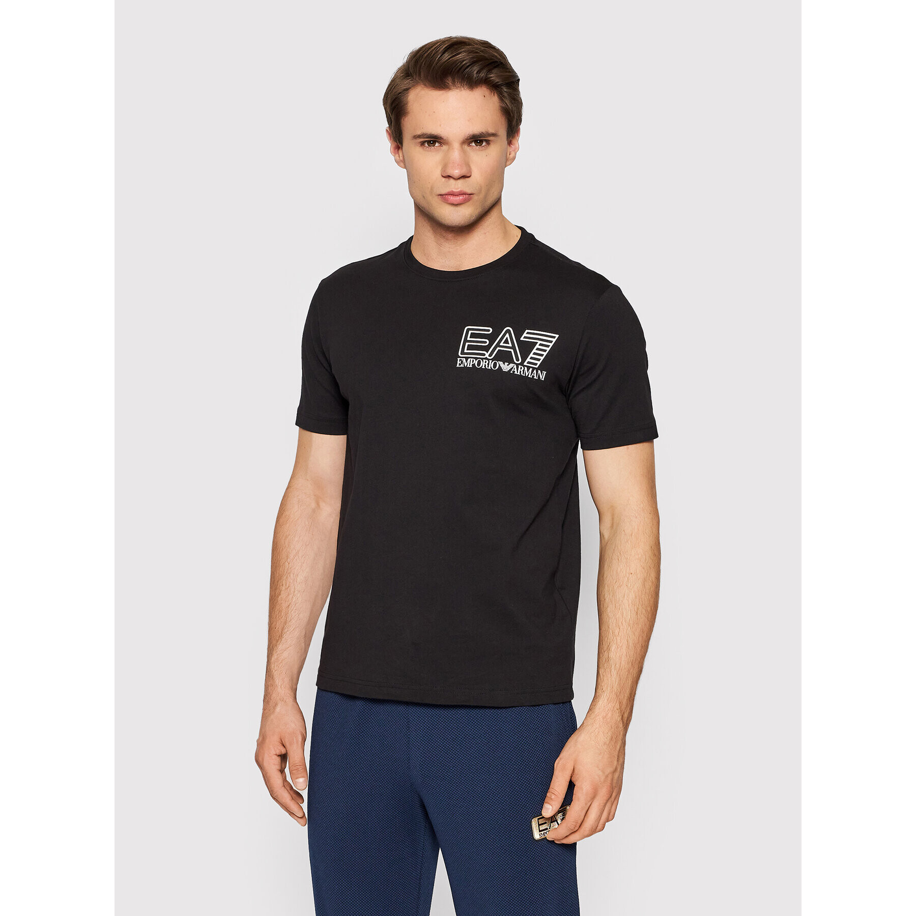 EA7 Emporio Armani T-Shirt 3LPT28 PJ02Z 1200 Černá Regular Fit - Pepit.cz