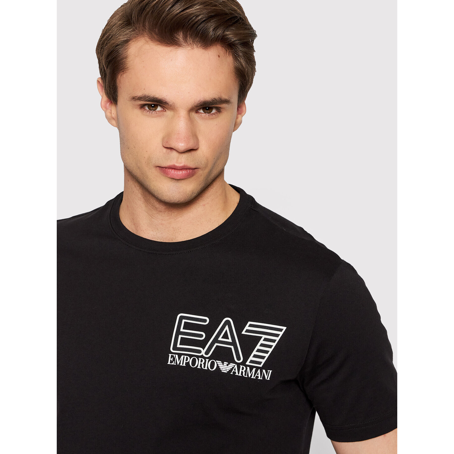 EA7 Emporio Armani T-Shirt 3LPT28 PJ02Z 1200 Černá Regular Fit - Pepit.cz