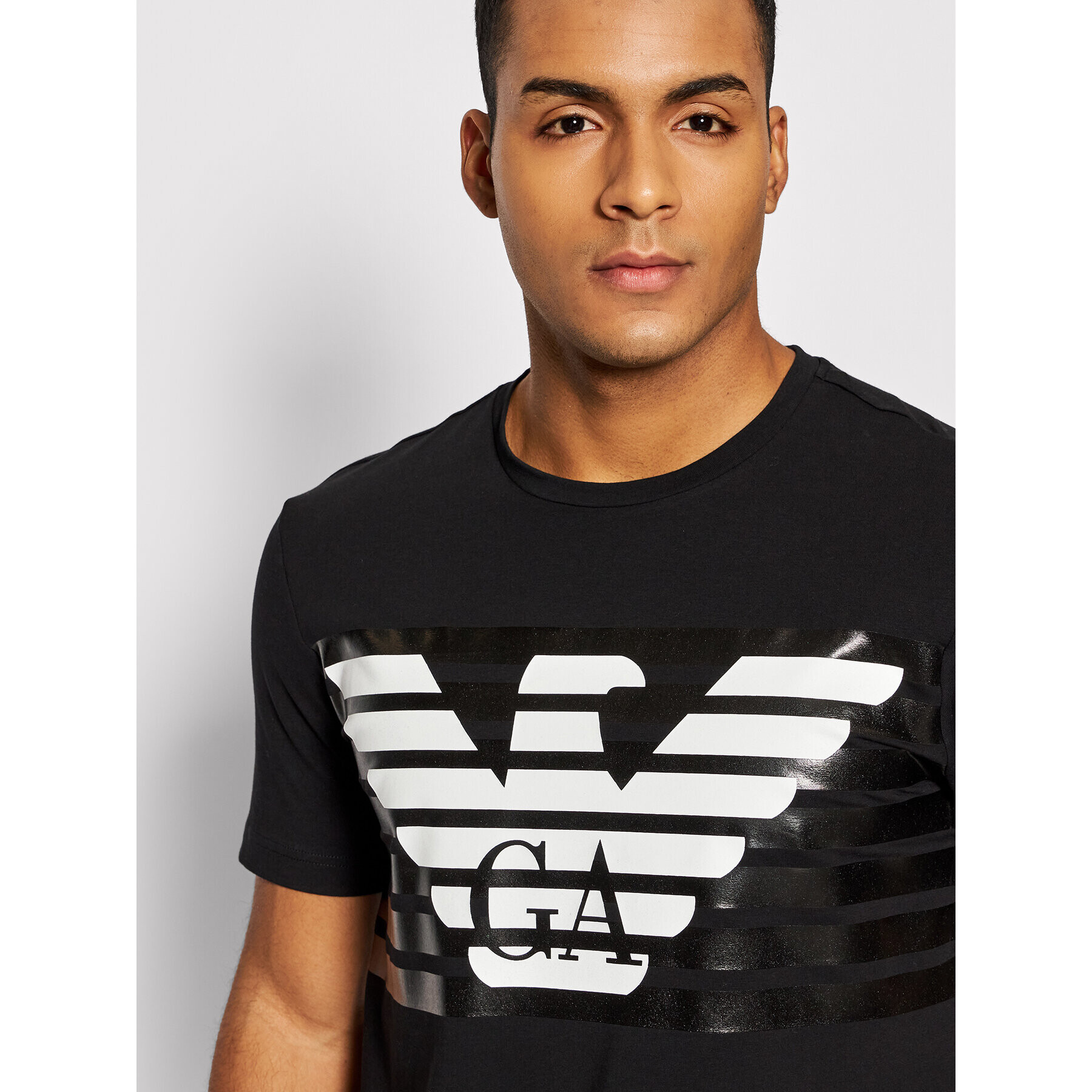 EA7 Emporio Armani T-Shirt 3LPT60 PJ3NZ 1200 Černá Regular Fit - Pepit.cz