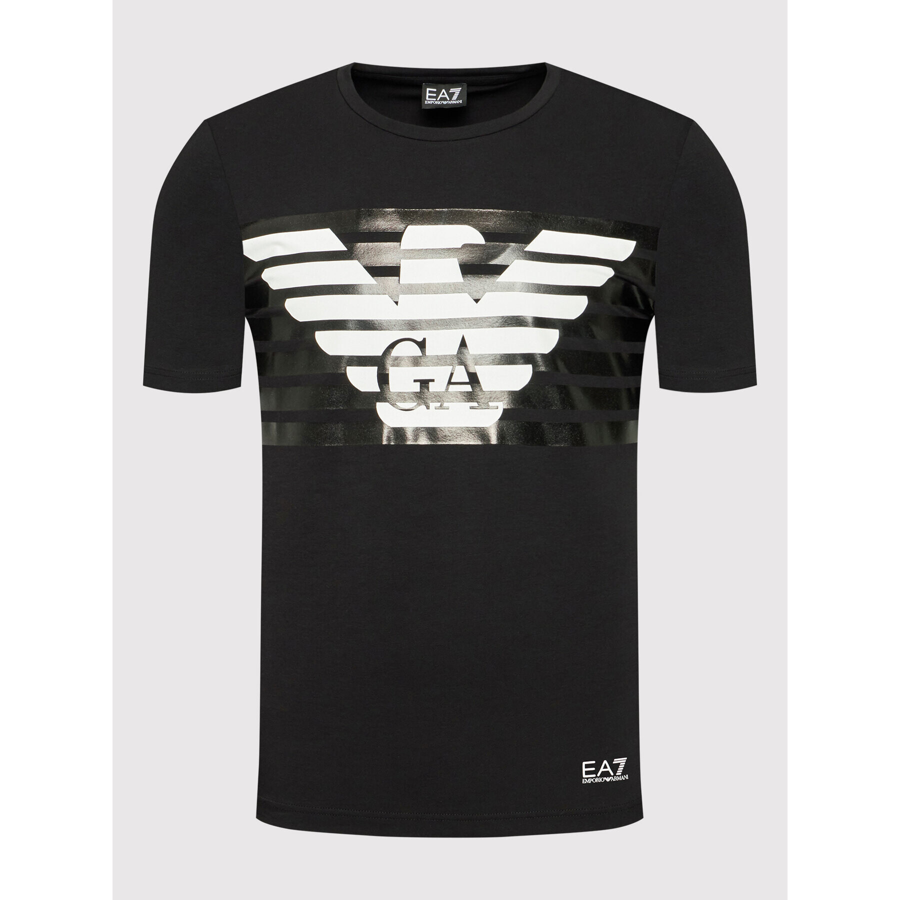 EA7 Emporio Armani T-Shirt 3LPT60 PJ3NZ 1200 Černá Regular Fit - Pepit.cz