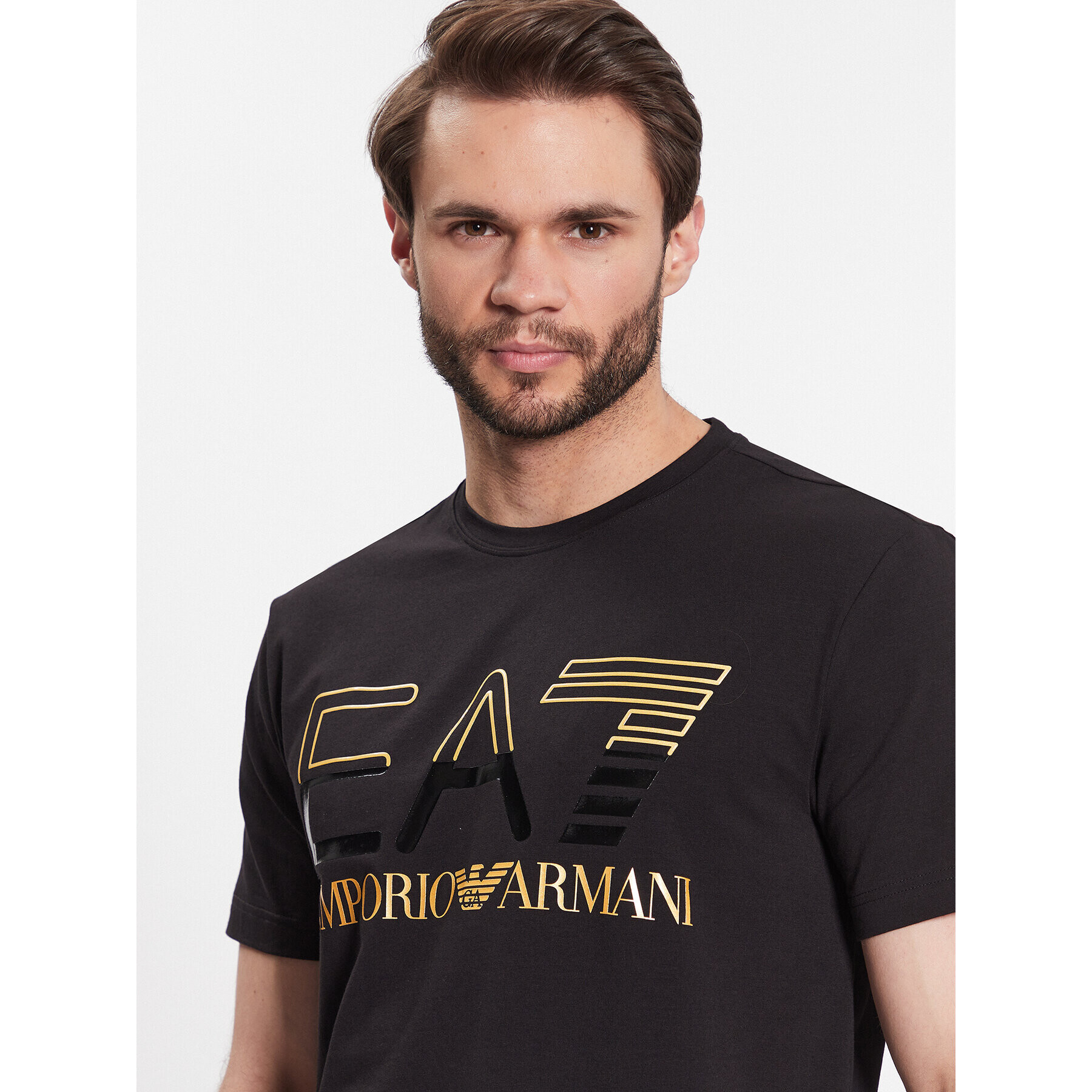 EA7 Emporio Armani T-Shirt 3RPT07 PJLBZ 0208 Černá Regular Fit - Pepit.cz