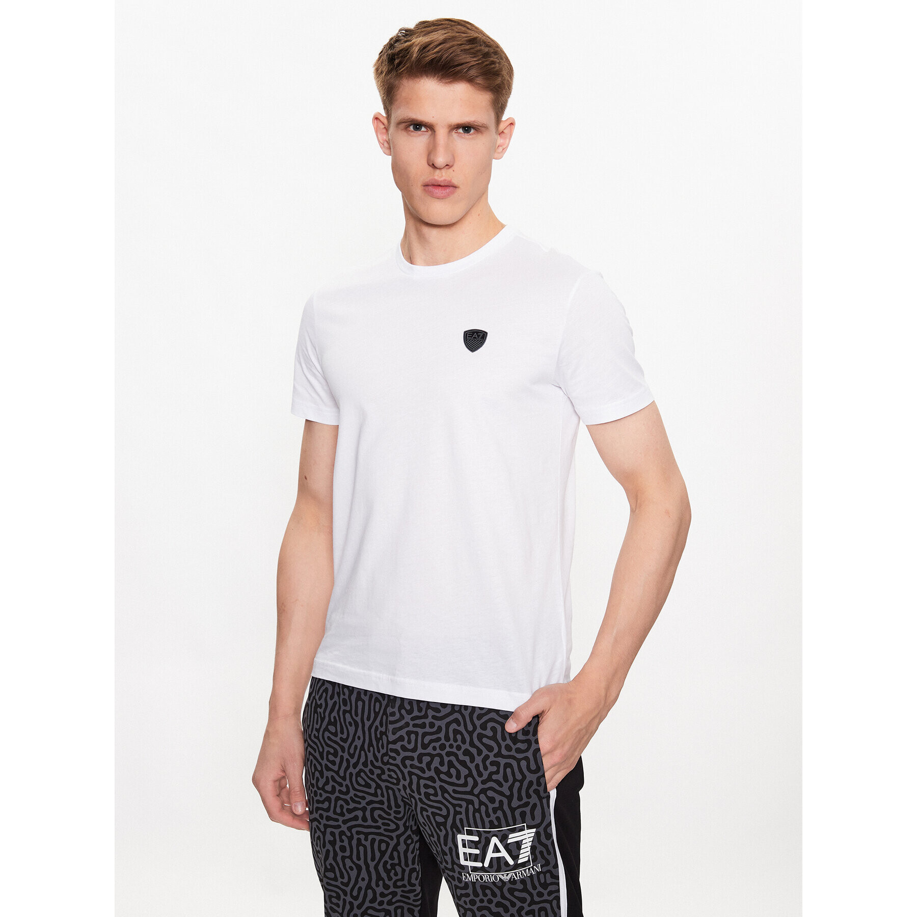 EA7 Emporio Armani T-Shirt 3RPT41 PJNTZ 1100 Bílá Regular Fit - Pepit.cz