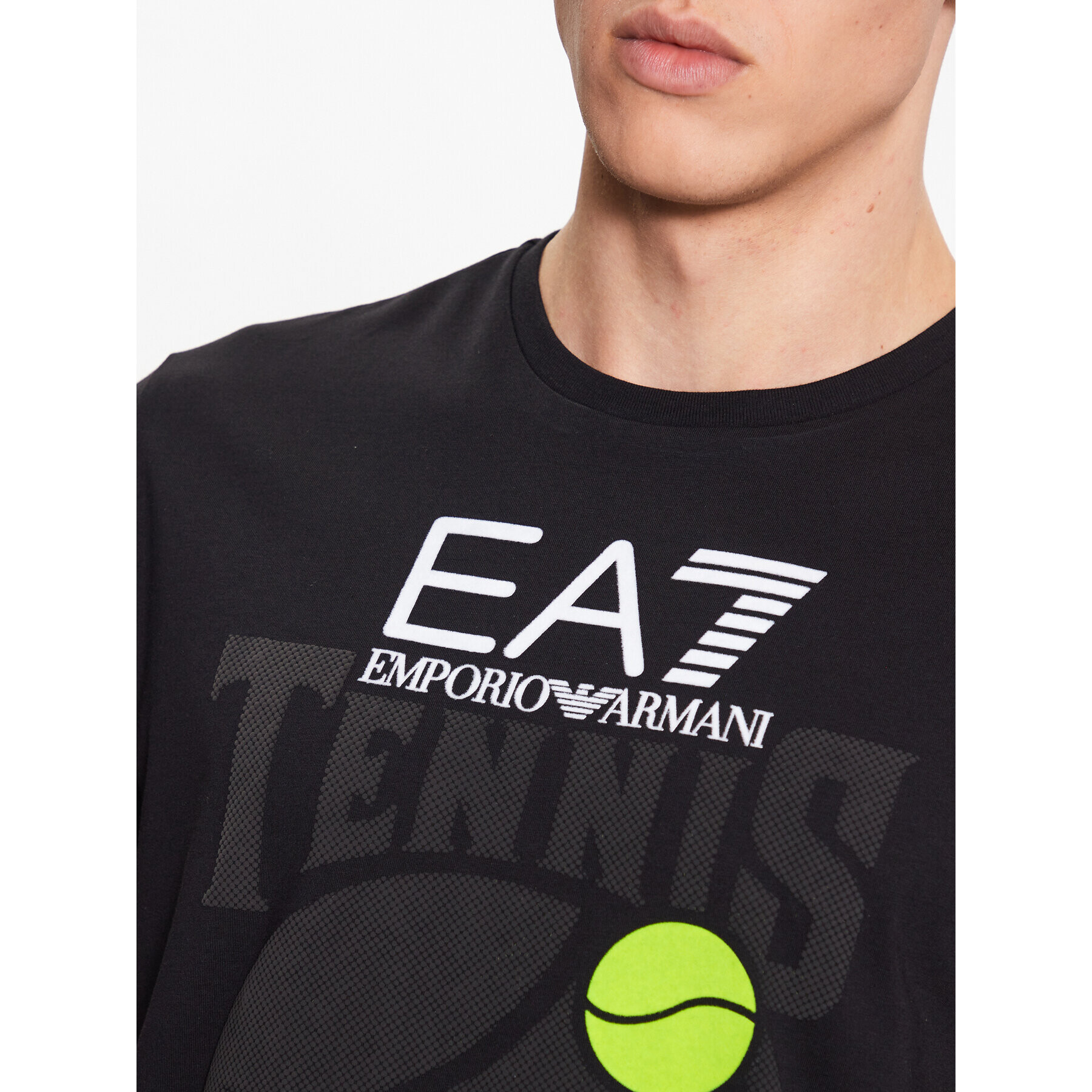 EA7 Emporio Armani T-Shirt 3RPT45 PJ7CZ 1200 Černá Regular Fit - Pepit.cz