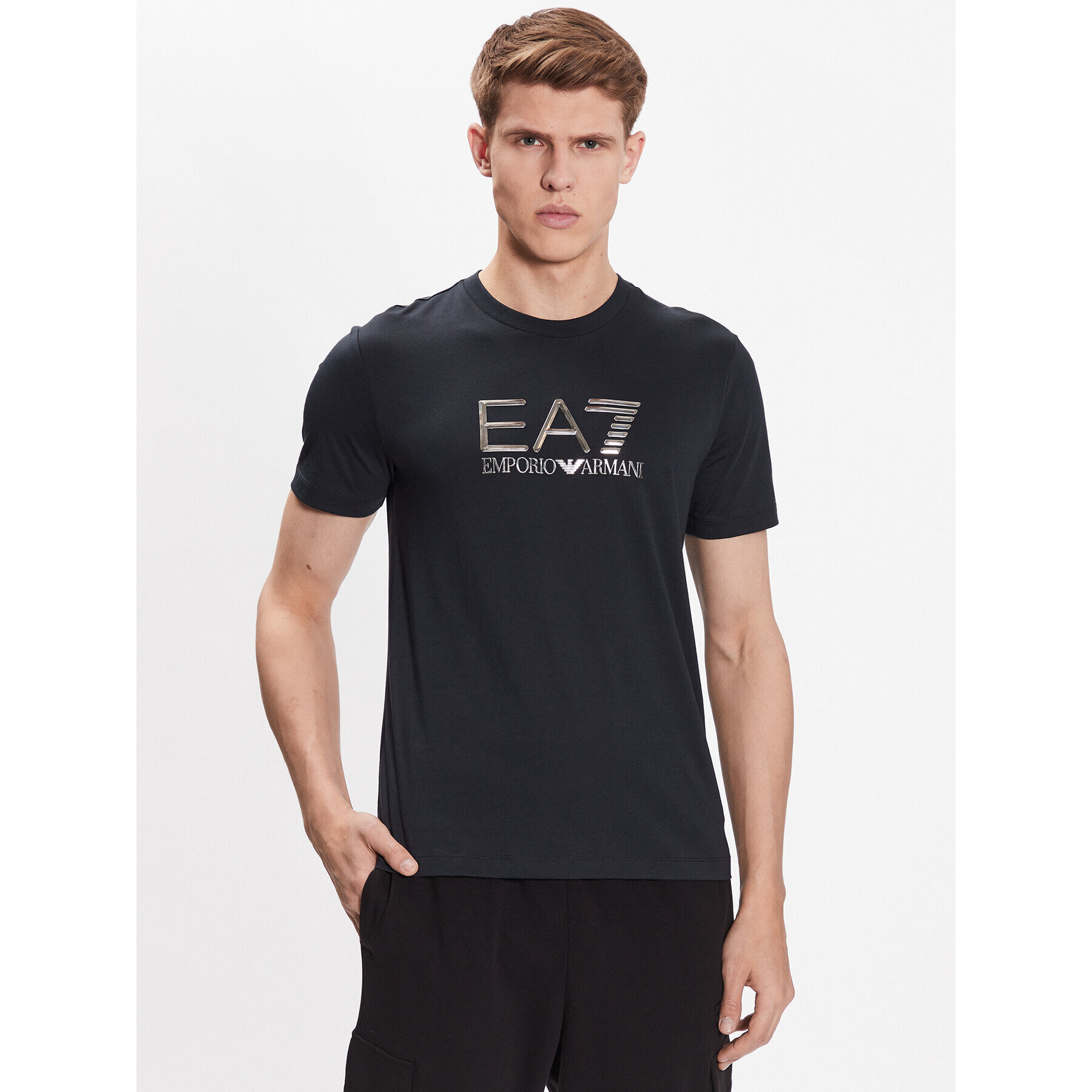 EA7 Emporio Armani T-Shirt 3RPT71 PJM9Z 1578 Tmavomodrá Regular Fit - Pepit.cz