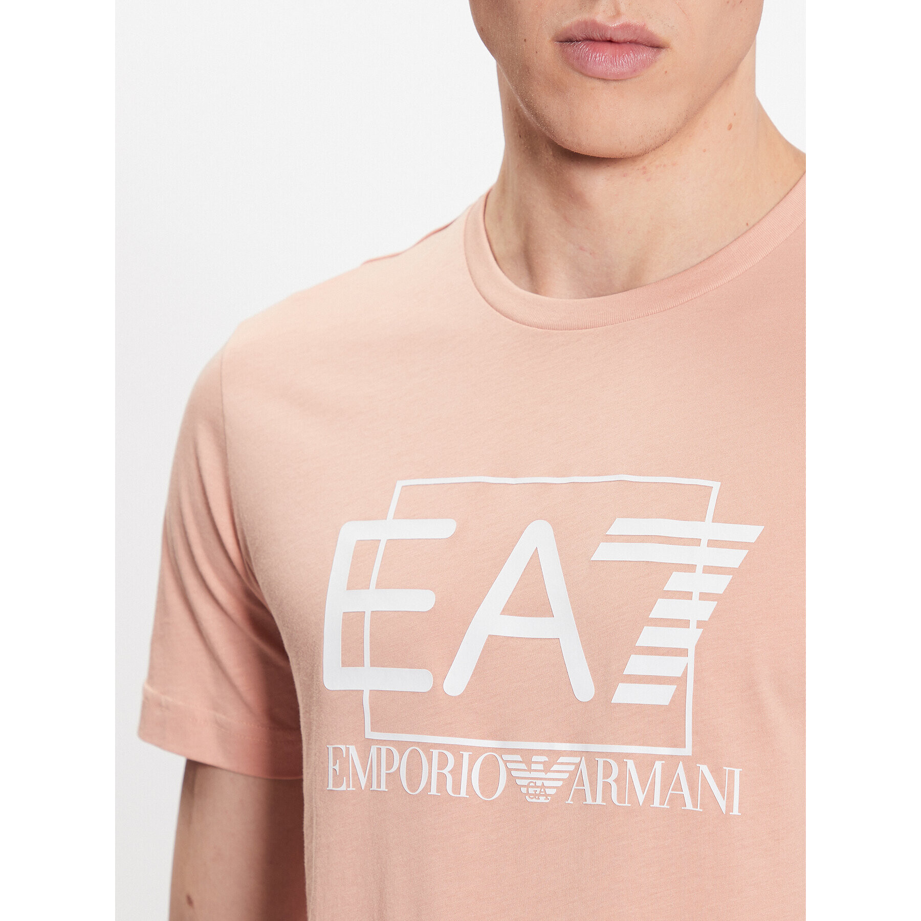 EA7 Emporio Armani T-Shirt 3RPT81 PJM9Z 1431 Oranžová Regular Fit - Pepit.cz