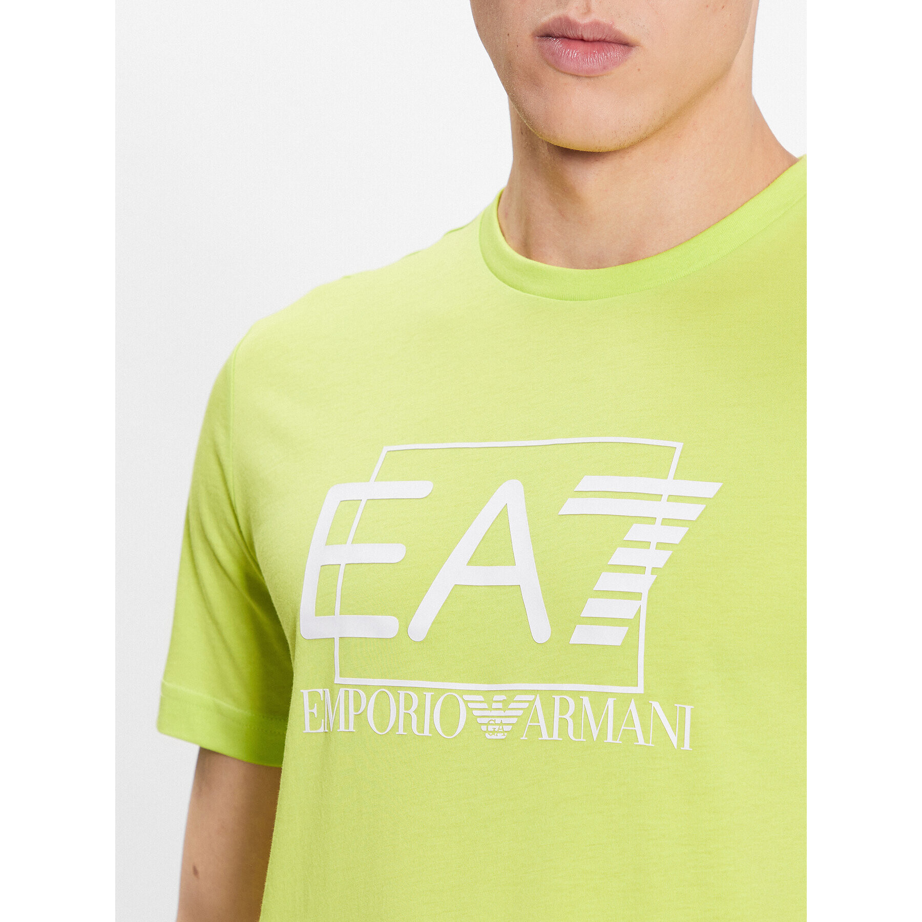 EA7 Emporio Armani T-Shirt 3RPT81 PJM9Z 1871 Zelená Regular Fit - Pepit.cz