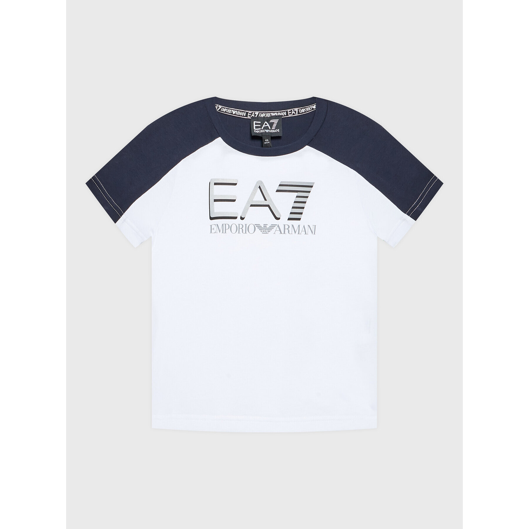 EA7 Emporio Armani T-Shirt 6LBT64 BJ02Z 1100 Bílá Regular Fit - Pepit.cz