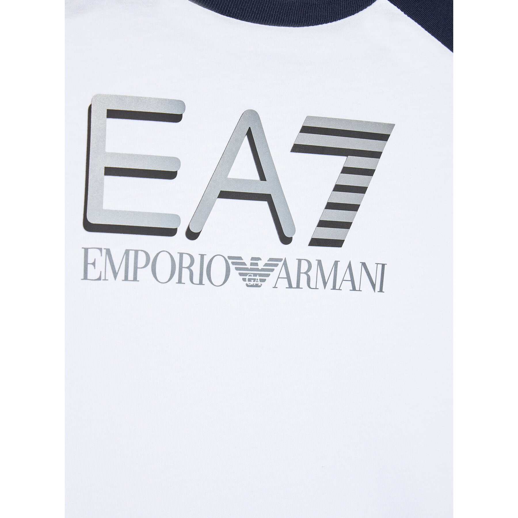 EA7 Emporio Armani T-Shirt 6LBT64 BJ02Z 1100 Bílá Regular Fit - Pepit.cz