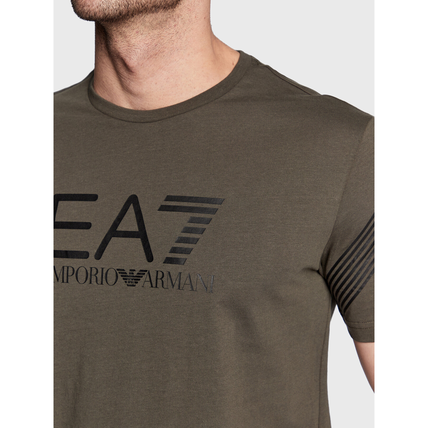 EA7 Emporio Armani T-Shirt 6LPT03 PJ3BZ 1866 Khaki Regular Fit - Pepit.cz