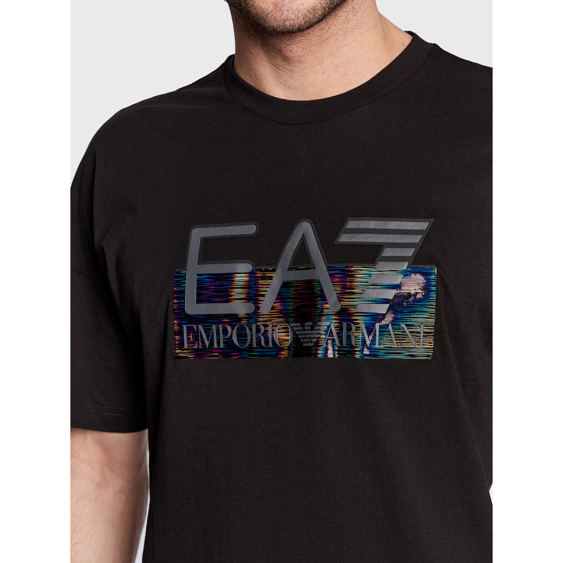 EA7 Emporio Armani T-Shirt 6LPT28 PJ3BZ 1200 Černá Regular Fit - Pepit.cz