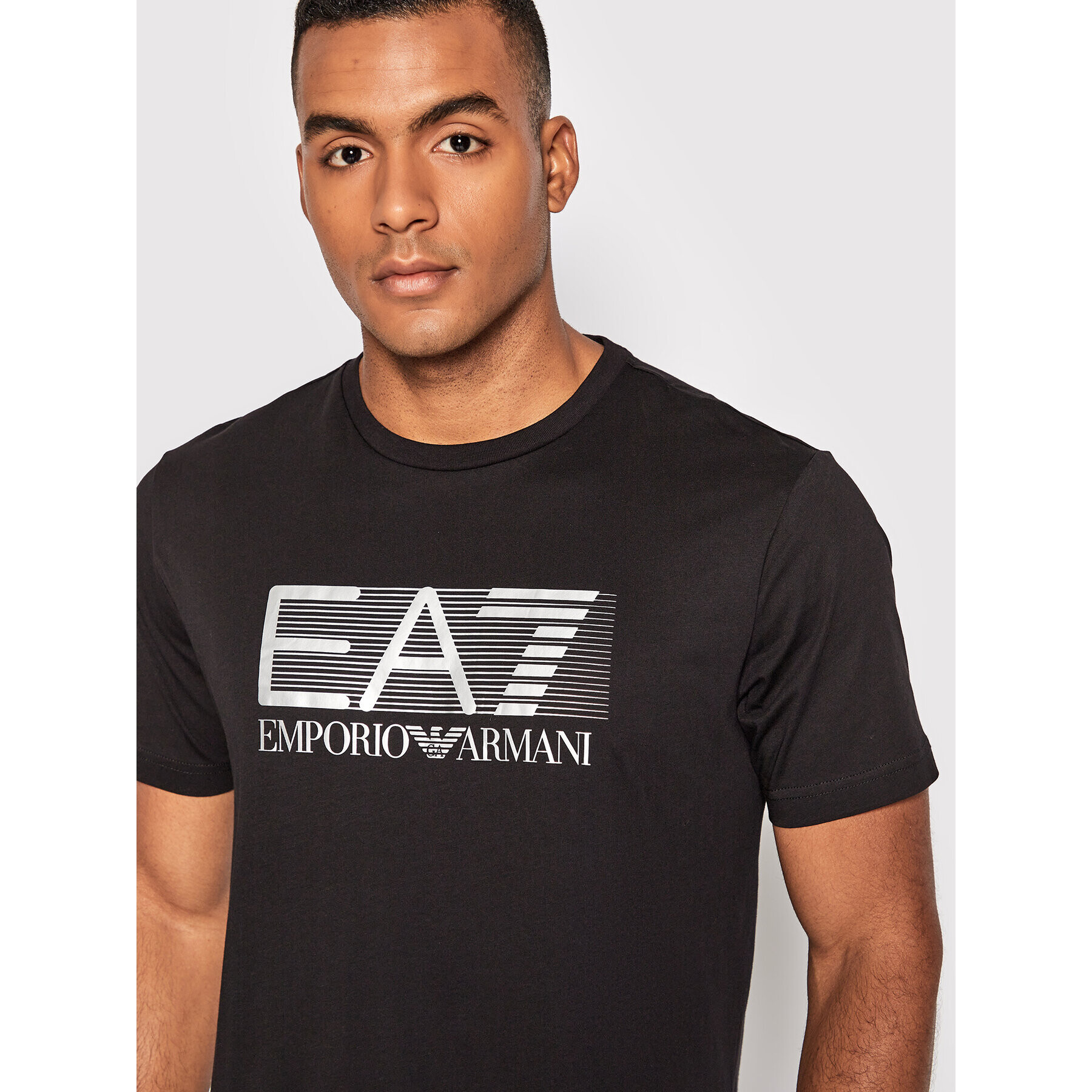 EA7 Emporio Armani T-Shirt 6LPT81 PJM9Z 0200 Černá Regular Fit - Pepit.cz