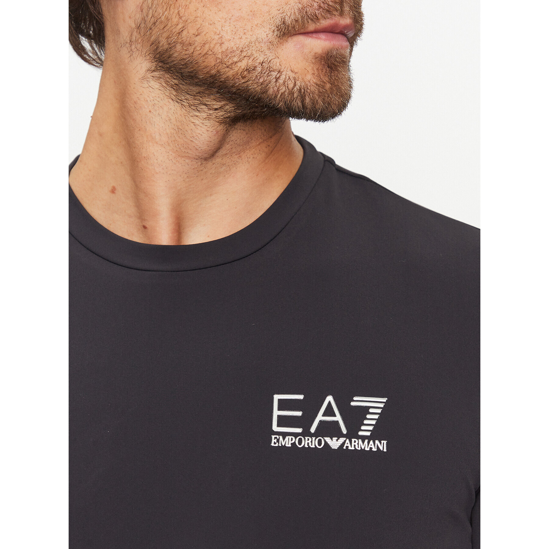 EA7 Emporio Armani T-Shirt 6RPT42 PJJFZ 1200 Černá Regular Fit - Pepit.cz