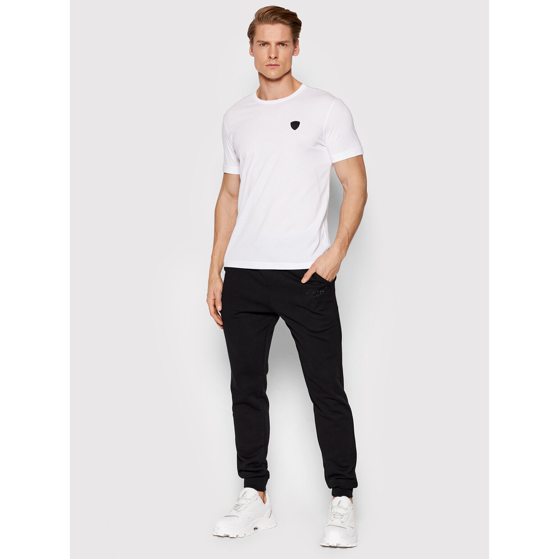 EA7 Emporio Armani T-Shirt 8NPT03 PJNQZ 1100 Bílá Regular Fit - Pepit.cz