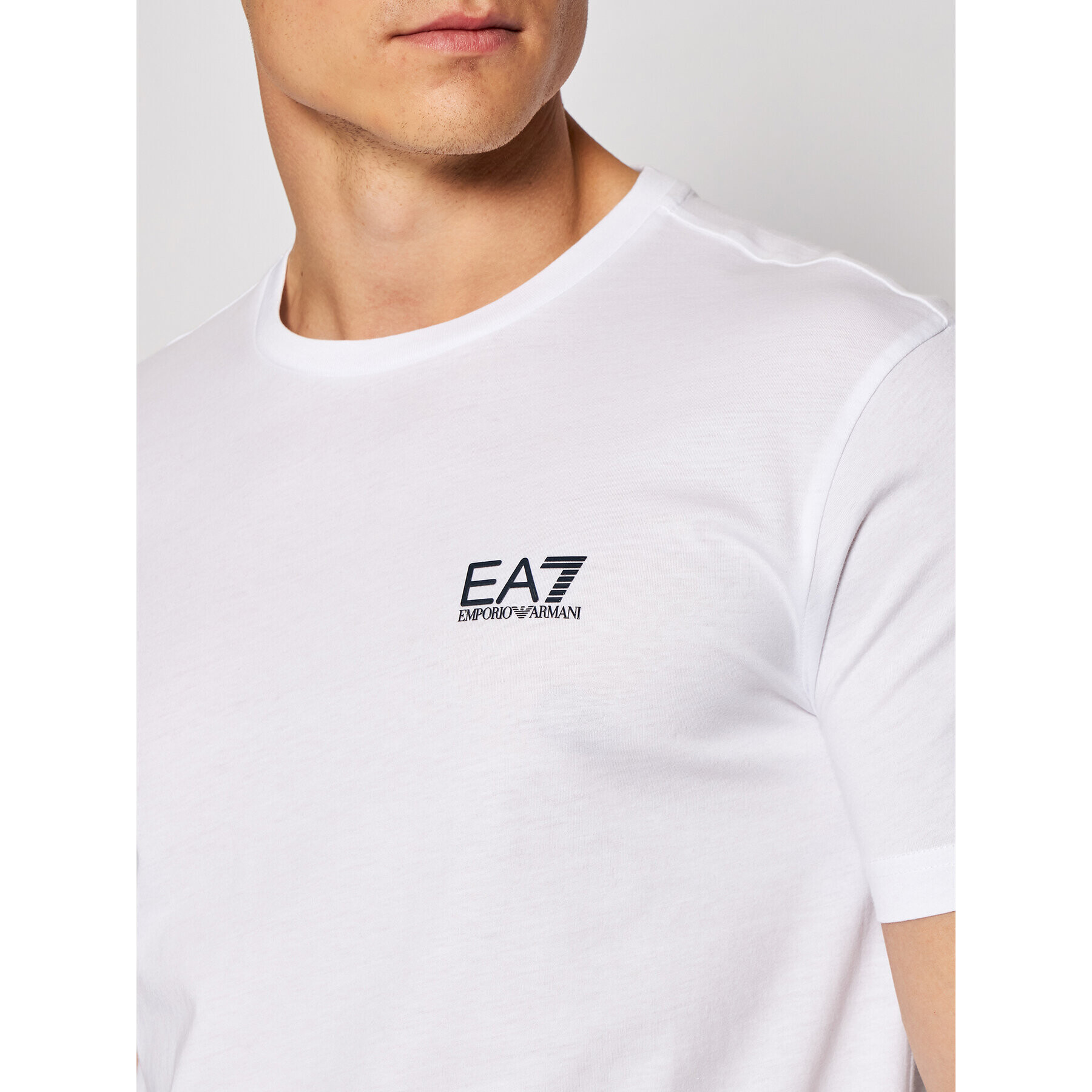 EA7 Emporio Armani T-Shirt 8NPT51 PJM9Z 1100 Bílá Regular Fit - Pepit.cz