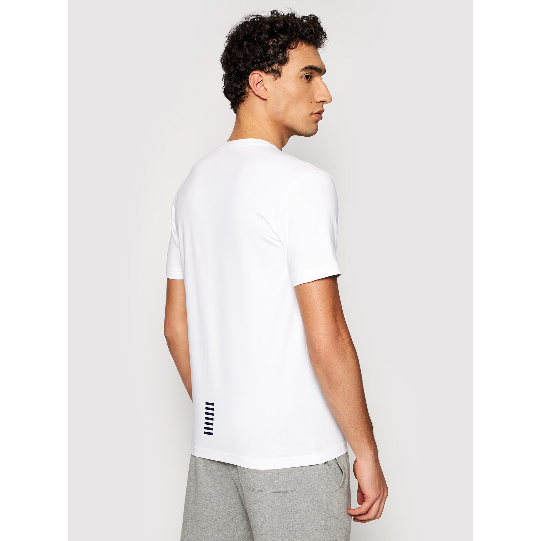 EA7 Emporio Armani T-Shirt 8NPT52 PJM5Z 1100 Bílá Regular Fit - Pepit.cz