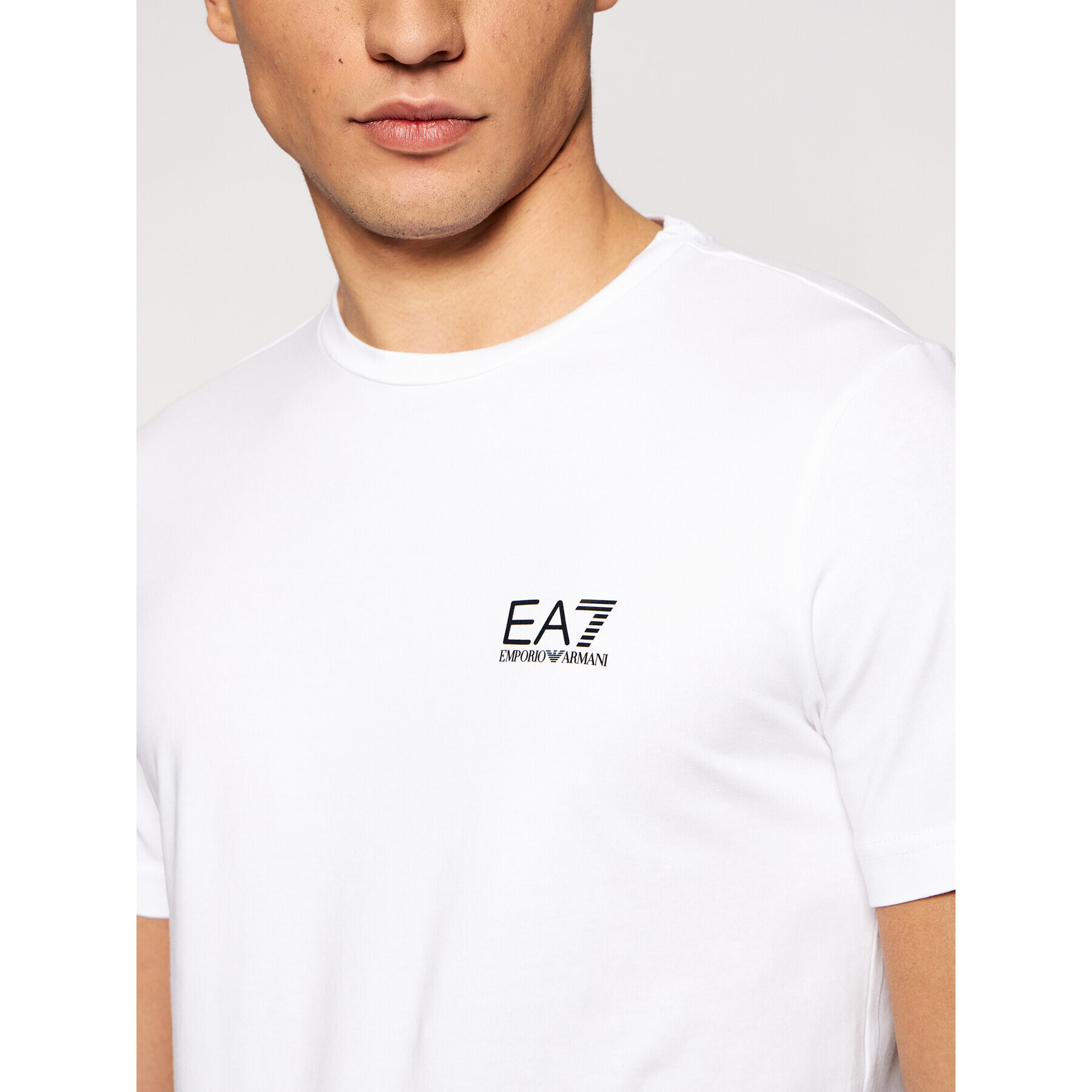 EA7 Emporio Armani T-Shirt 8NPT52 PJM5Z 1100 Bílá Regular Fit - Pepit.cz