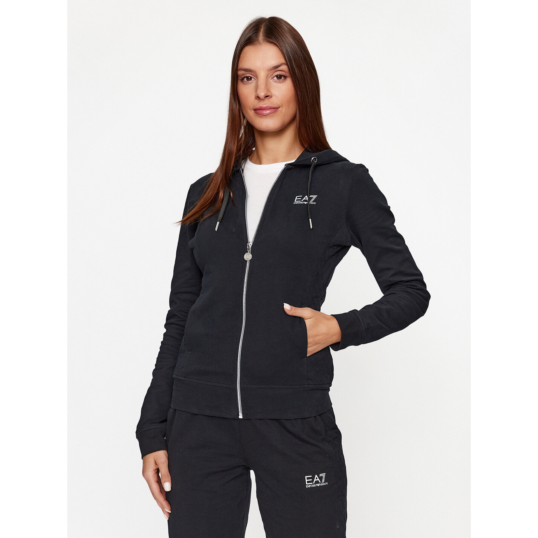 EA7 Emporio Armani Tepláková souprava 8NTV57 TJCQZ 0226 Černá Regular Fit - Pepit.cz