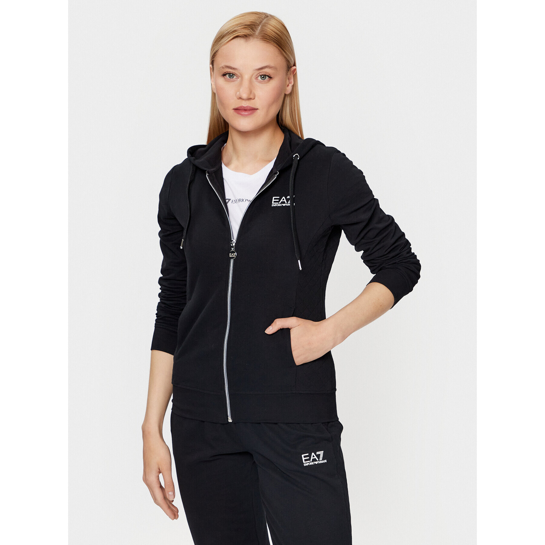 EA7 Emporio Armani Tepláková souprava 8NTV57 TJCQZ 1200 Černá Regular Fit - Pepit.cz