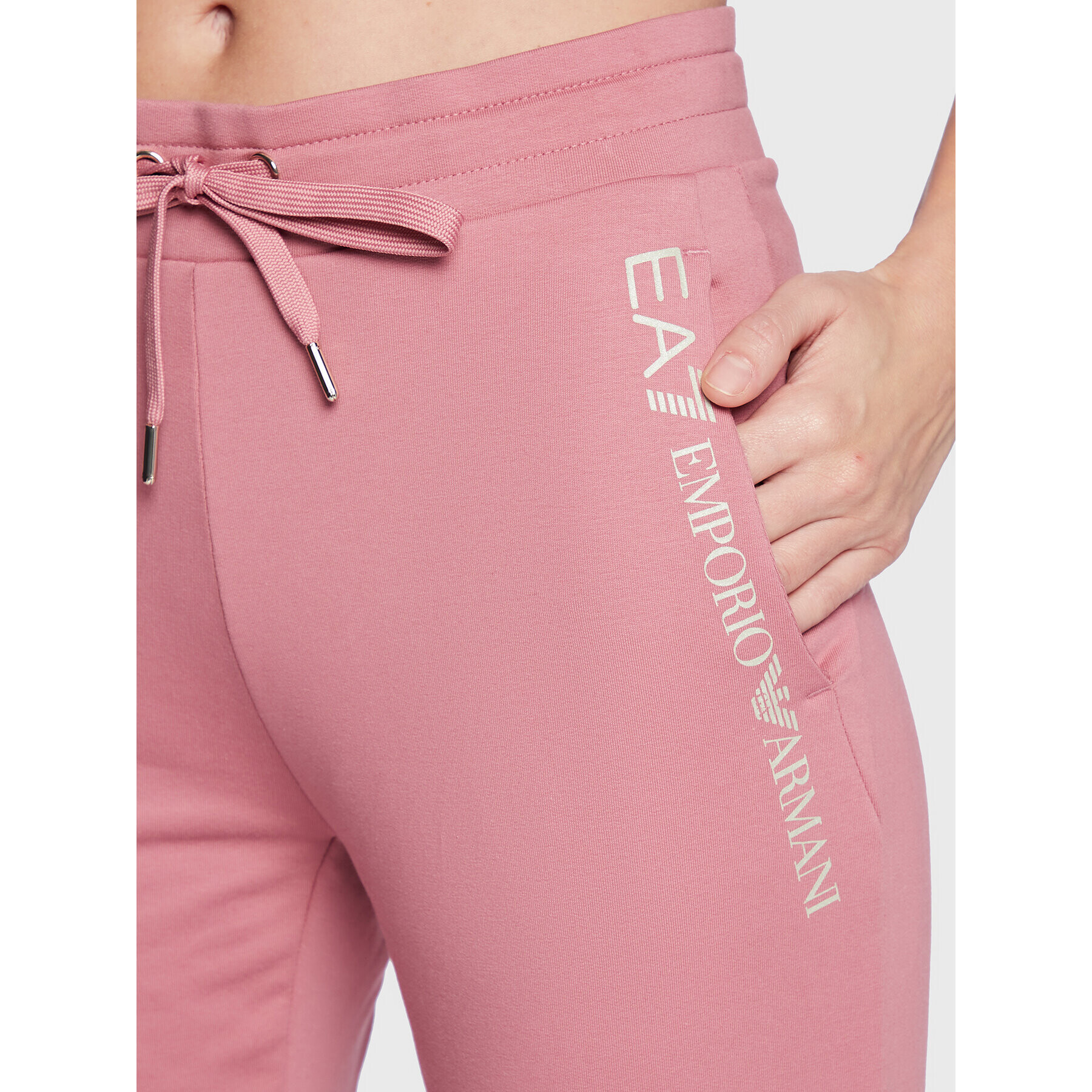 EA7 Emporio Armani Teplákové kalhoty 6LTP61 TJFTZ 1438 Růžová Regular Fit - Pepit.cz