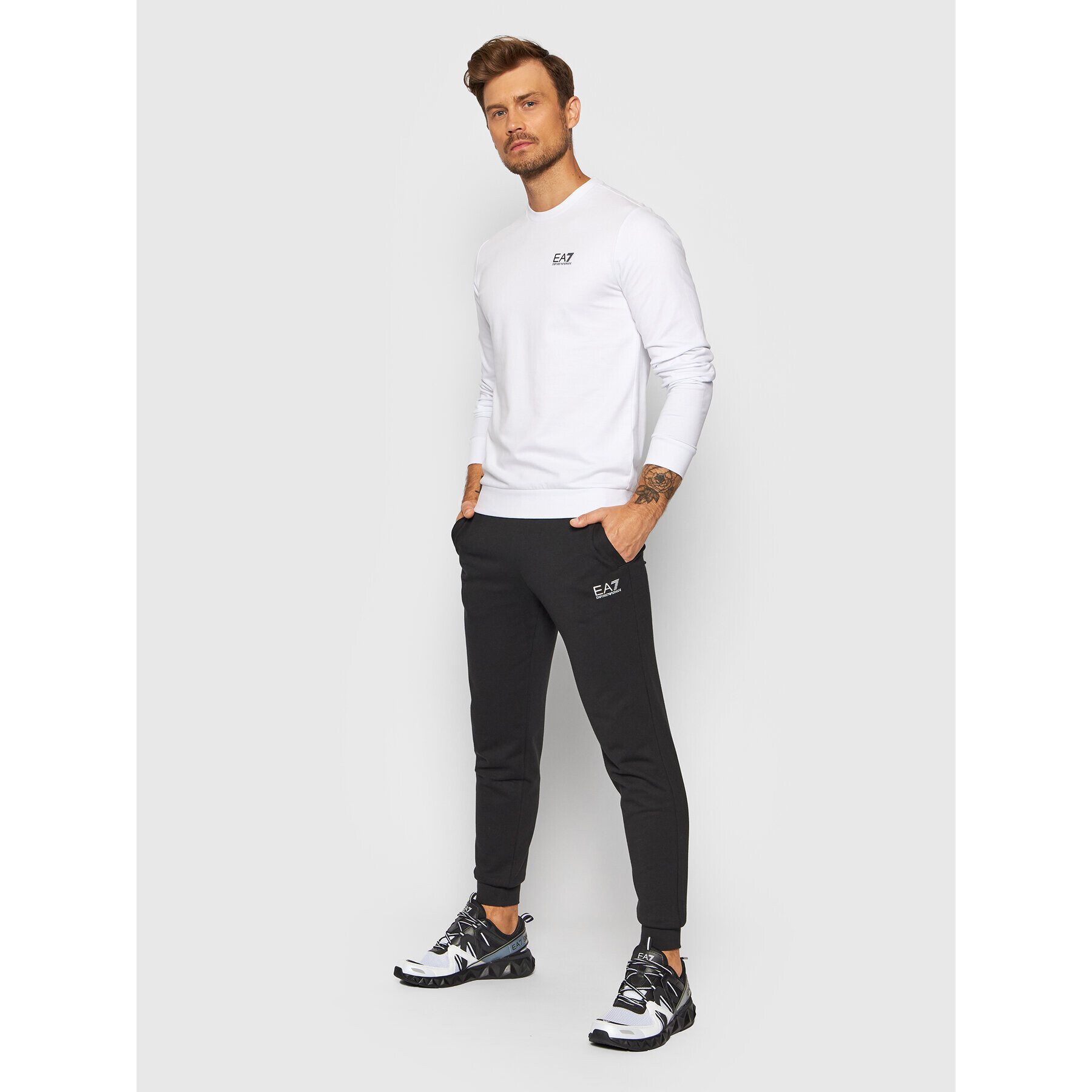 EA7 Emporio Armani Teplákové kalhoty 8NPP53 PJ05Z 1200 Černá Slim Fit - Pepit.cz