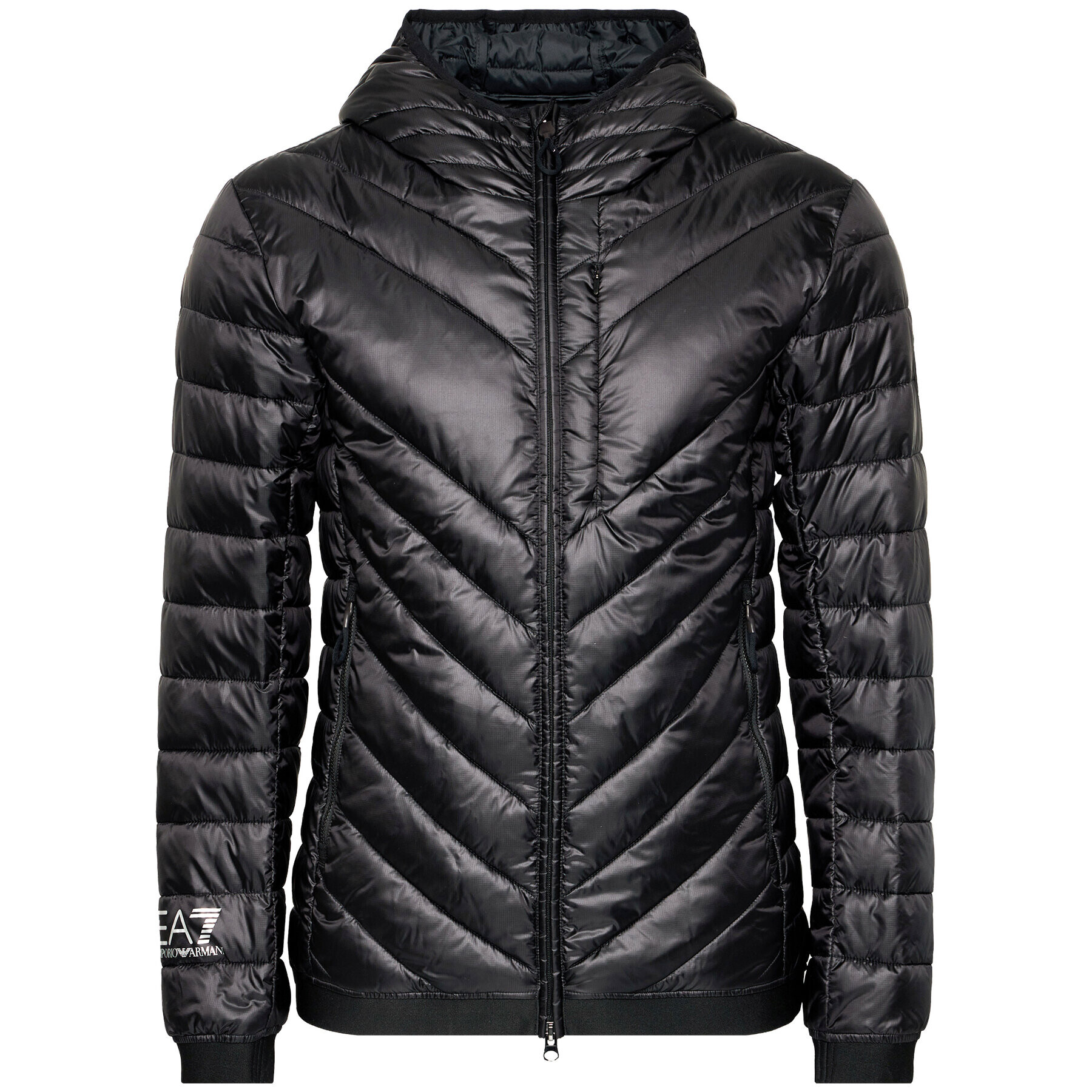 EA7 Emporio Armani Vatovaná bunda 6HPB45 PNQ9Z 1200 Černá Regular Fit - Pepit.cz