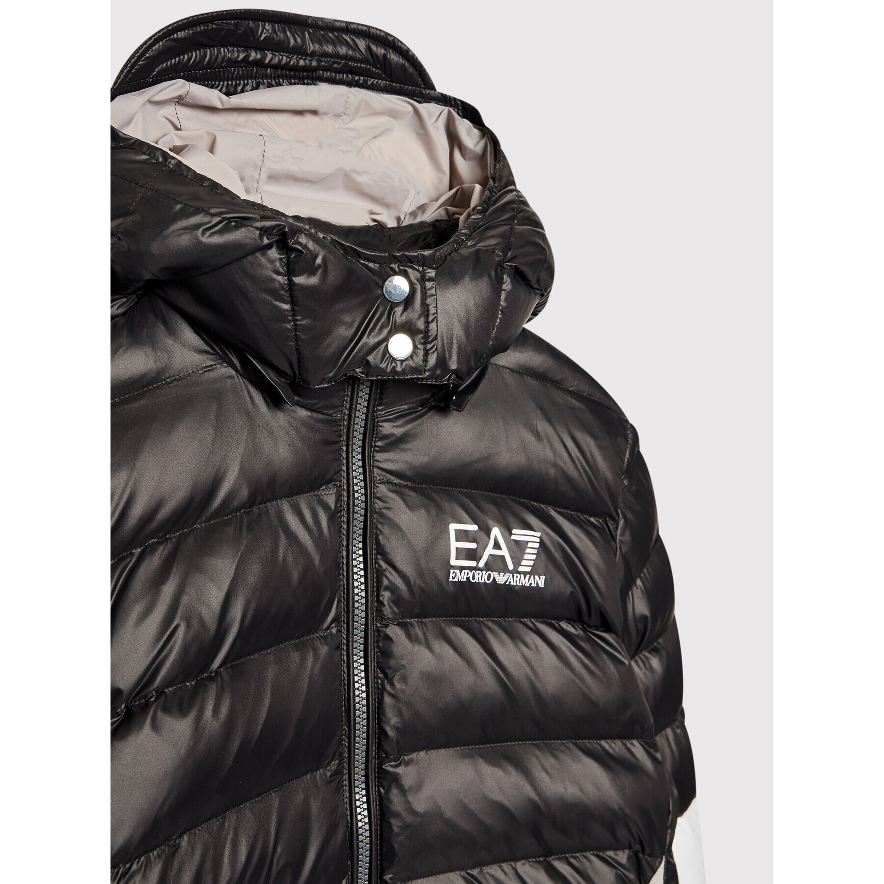 EA7 Emporio Armani Vatovaná bunda 6KBB02 BNR4Z Černá Regular Fit - Pepit.cz