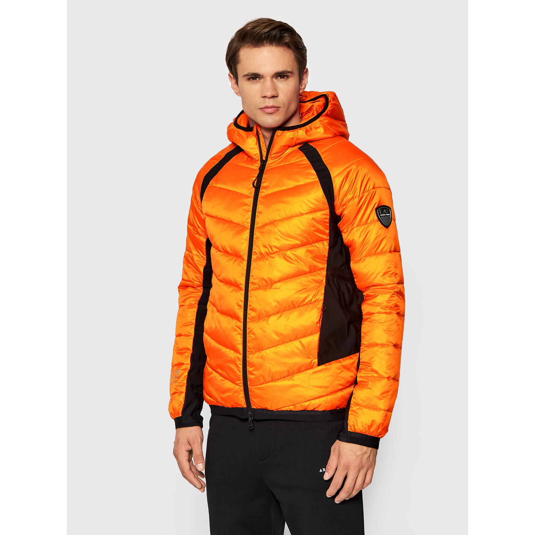 EA7 Emporio Armani Vatovaná bunda 6KPB43 PNQ9Z 1660 Oranžová Regular Fit - Pepit.cz