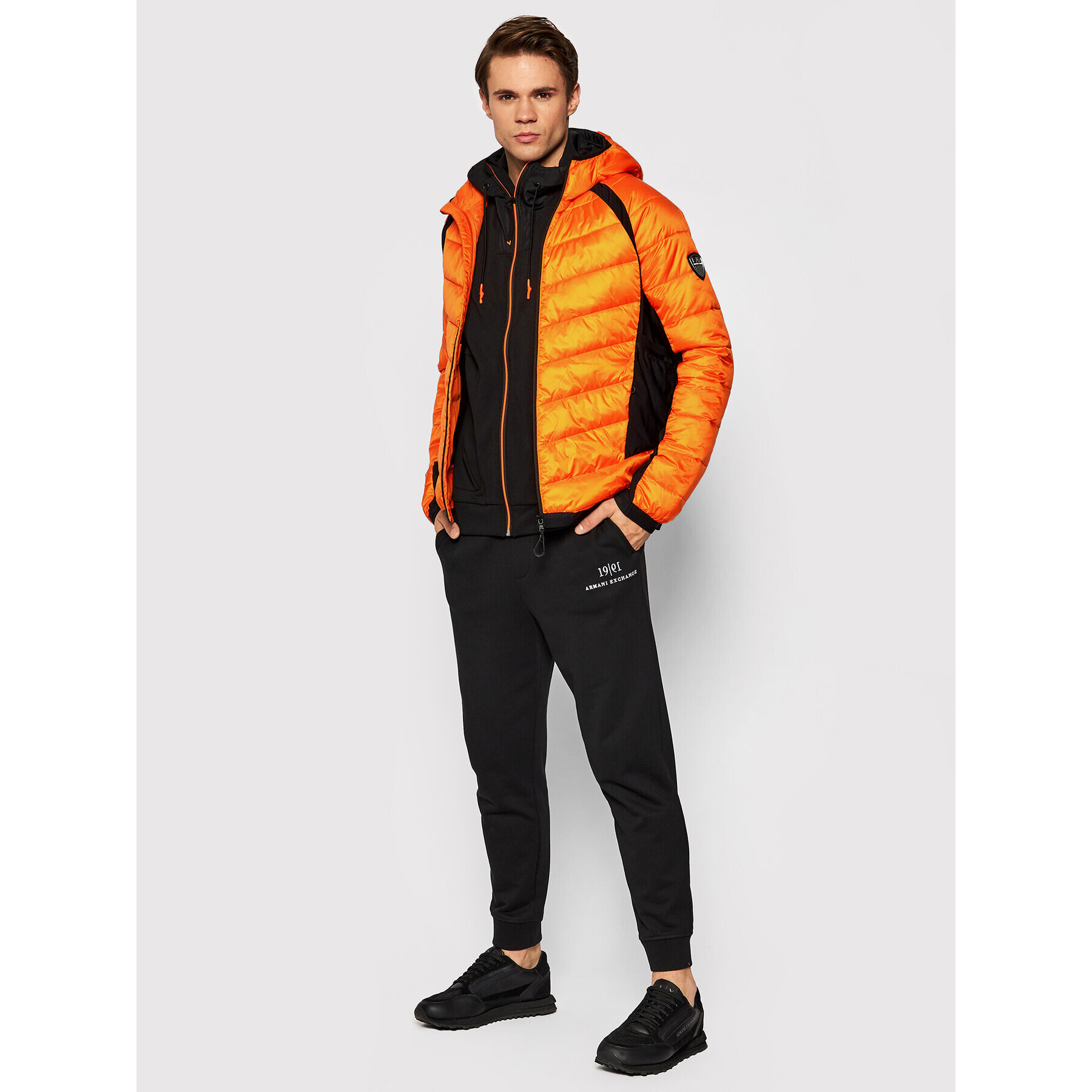 EA7 Emporio Armani Vatovaná bunda 6KPB43 PNQ9Z 1660 Oranžová Regular Fit - Pepit.cz