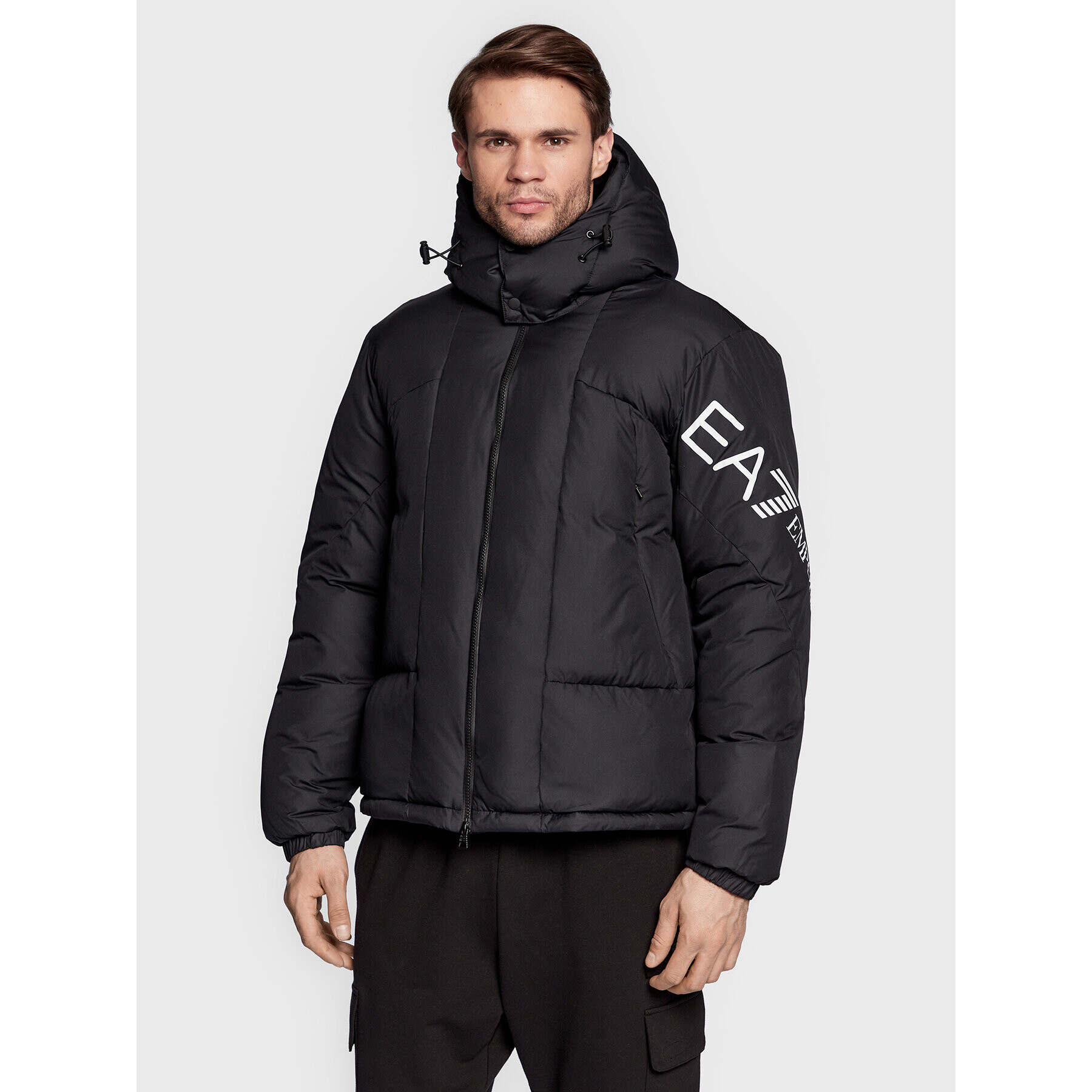 EA7 Emporio Armani Vatovaná bunda 6LPB11 PNADZ 1200 Černá Regular Fit - Pepit.cz