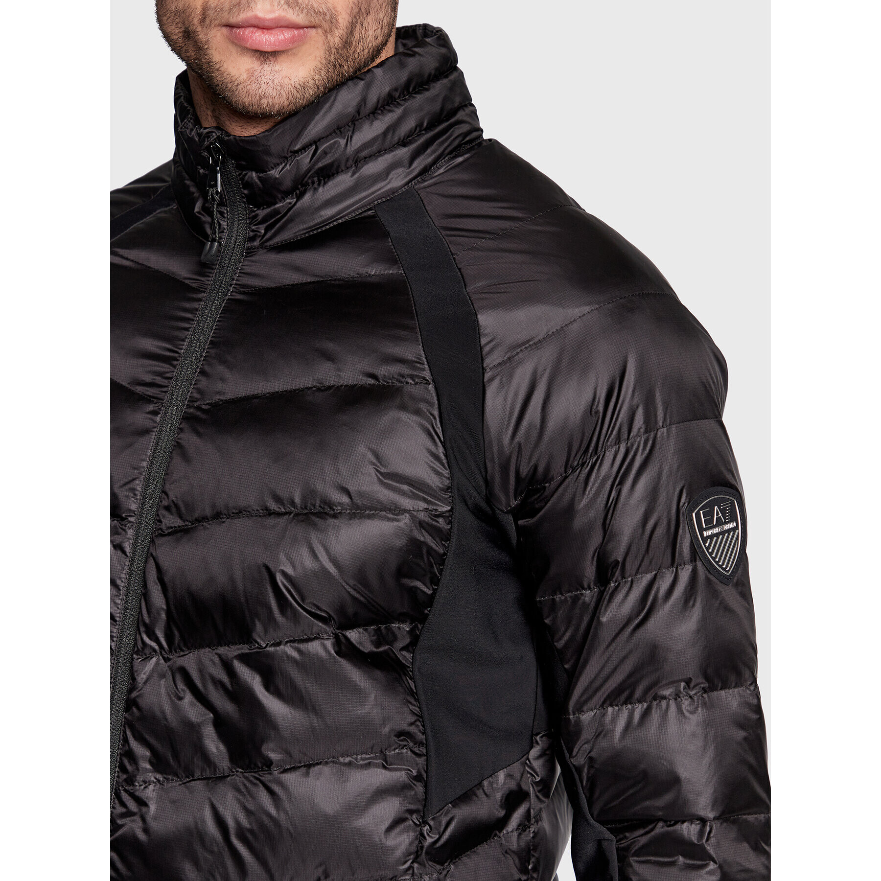 EA7 Emporio Armani Vatovaná bunda 6LPB45 PNQ9Z 1200 Černá Regular Fit - Pepit.cz