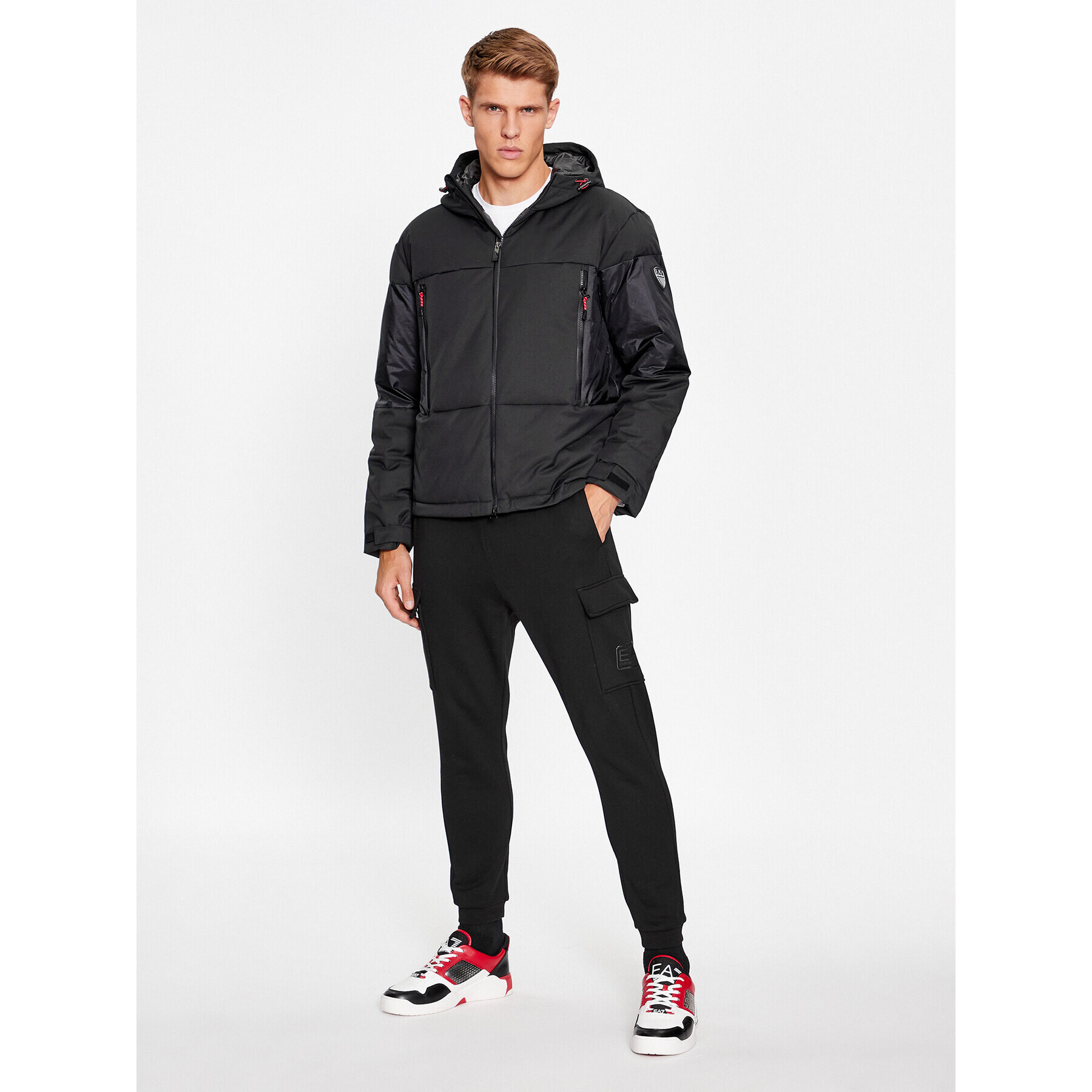 EA7 Emporio Armani Vatovaná bunda 6RPB10 PNEEZ 1200 Černá Regular Fit - Pepit.cz